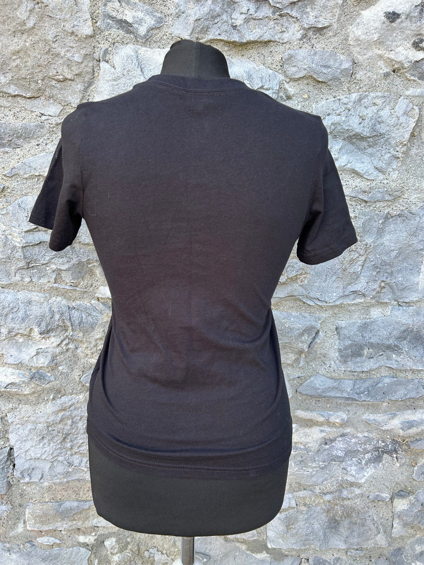 Black big Logo T-shirt uk 8
