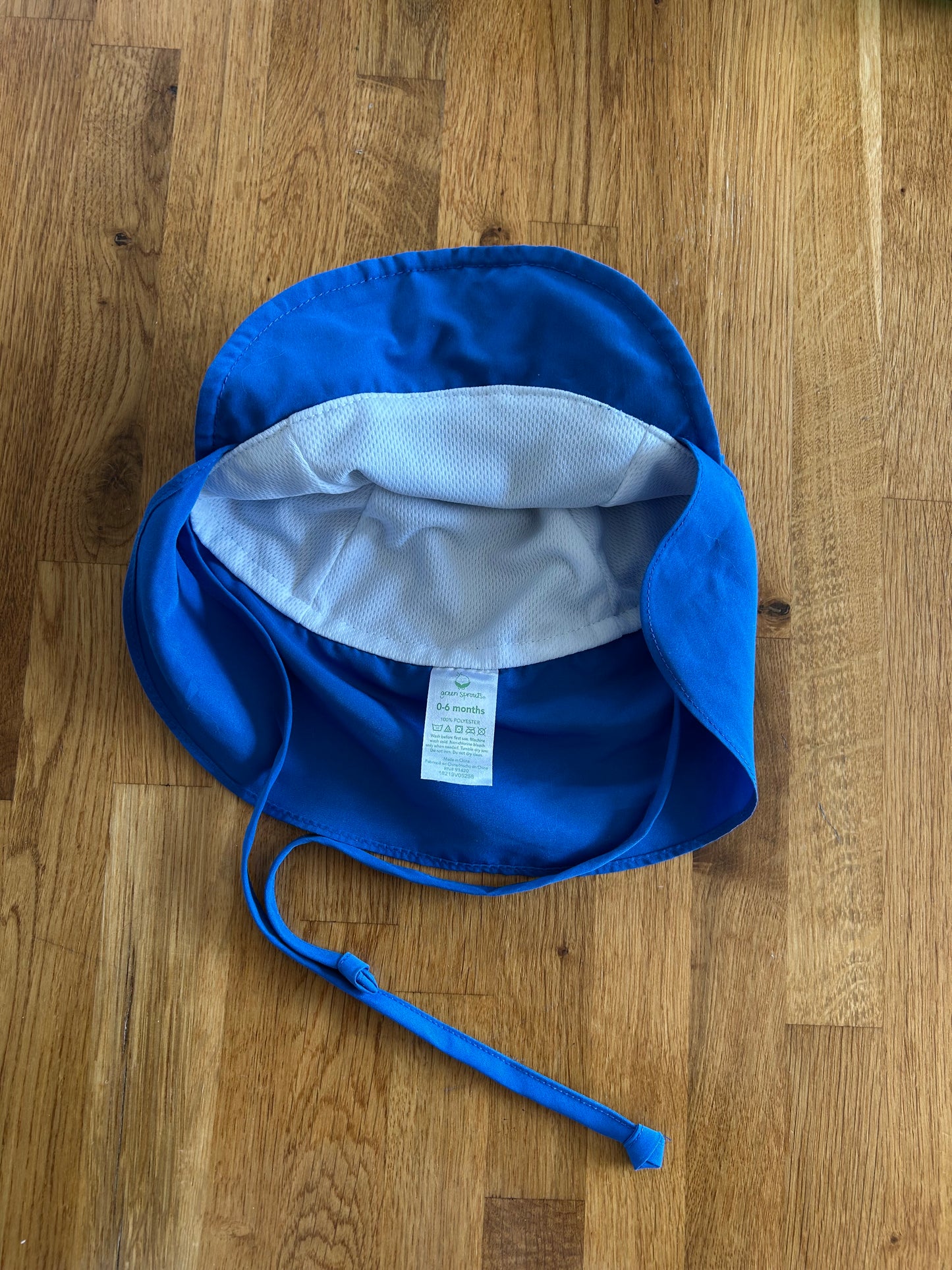 Blue sun hat 0-6m (56-68cm)
