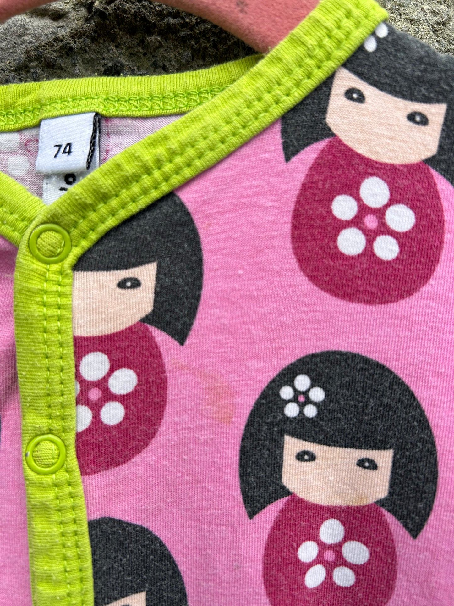 Dolls pink rompers 9-12m (74-80cm)