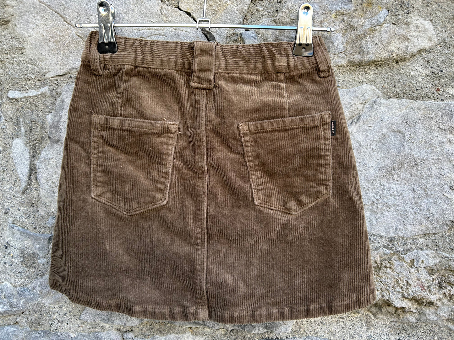 Brown cord skirt 7-8y (122-128cm)