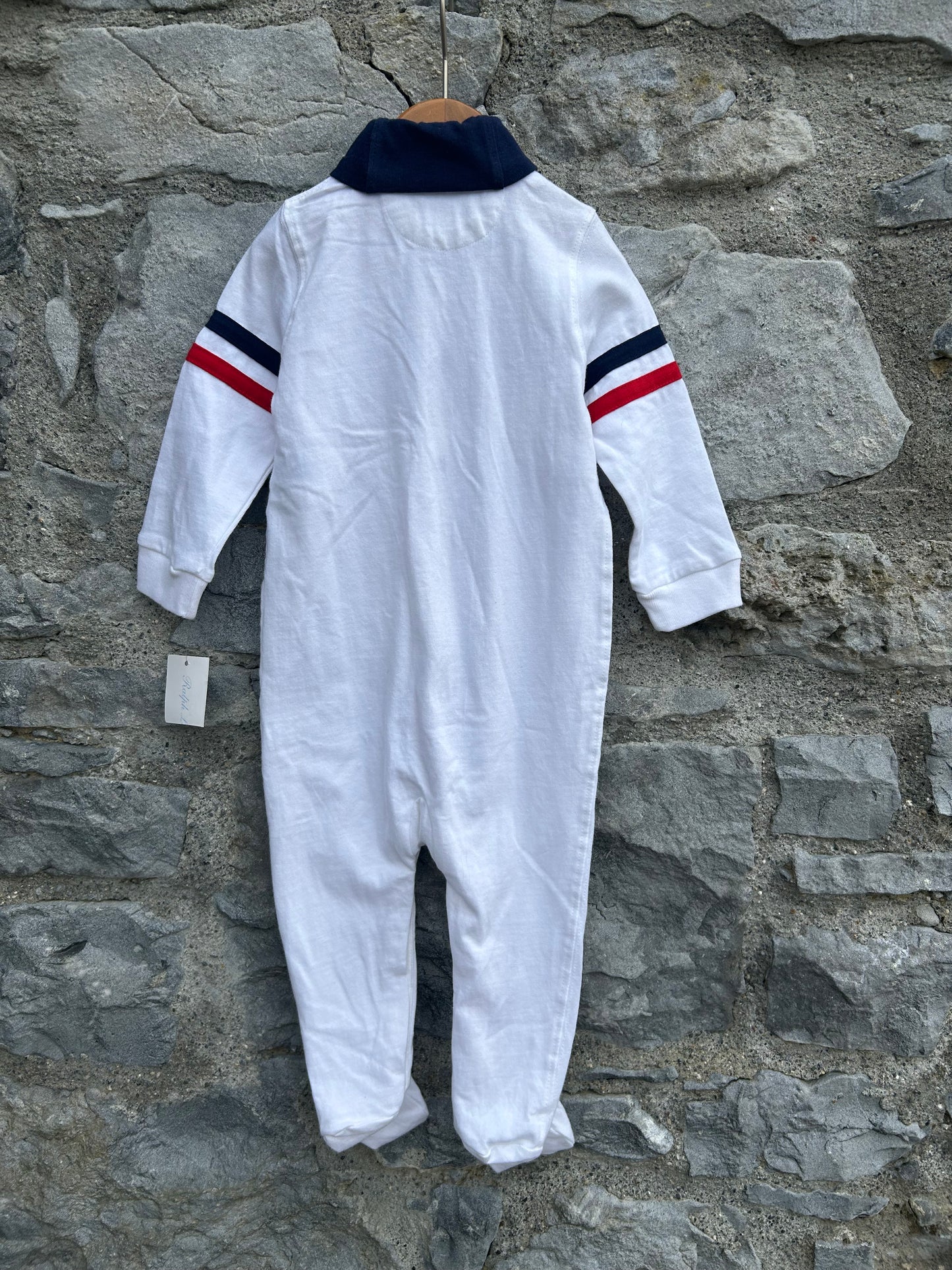 RL white onesie 9m (74cm)