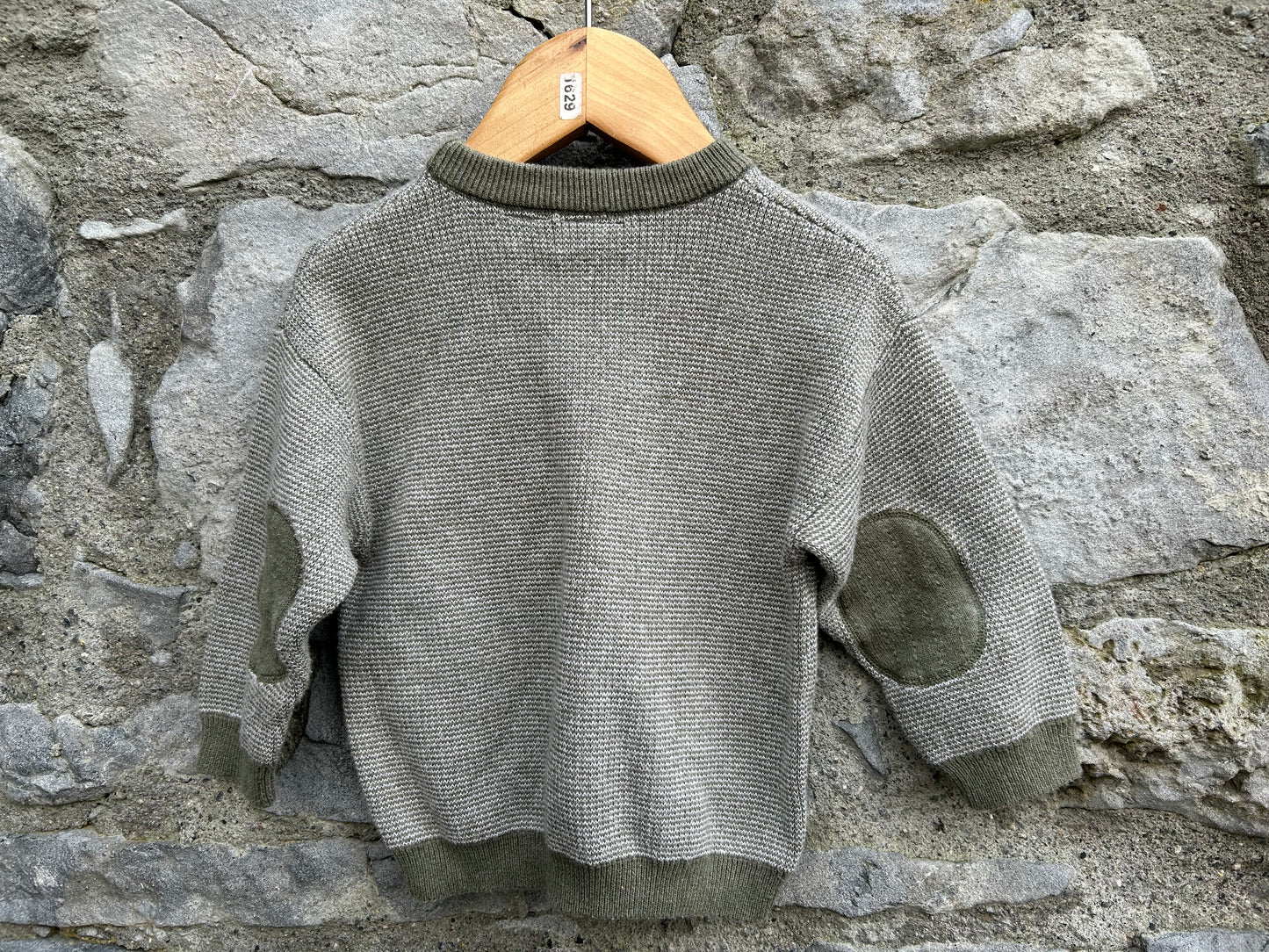 Khaki jumper 9-12m (74-80cm)