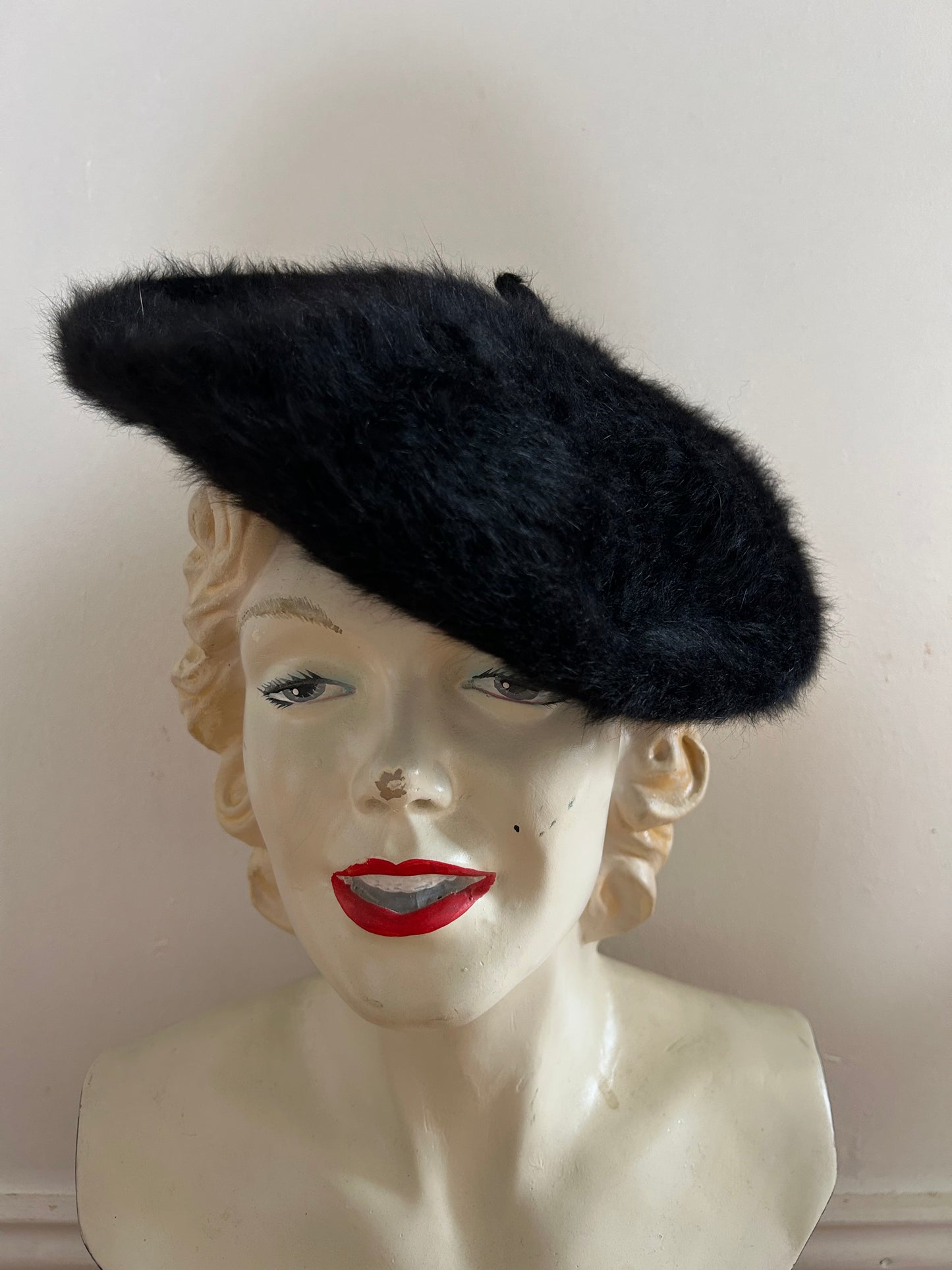 Black fury beret