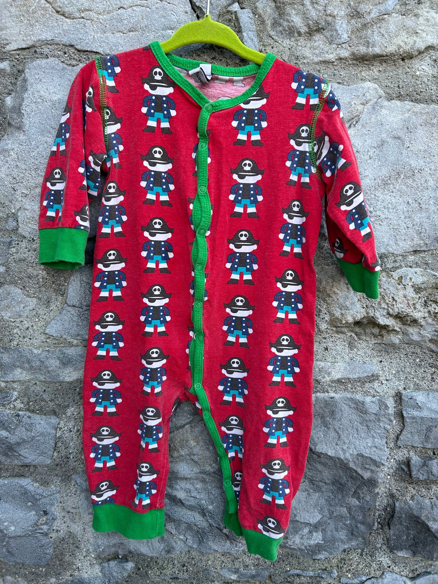Pirates red onesie 9m (74cm)