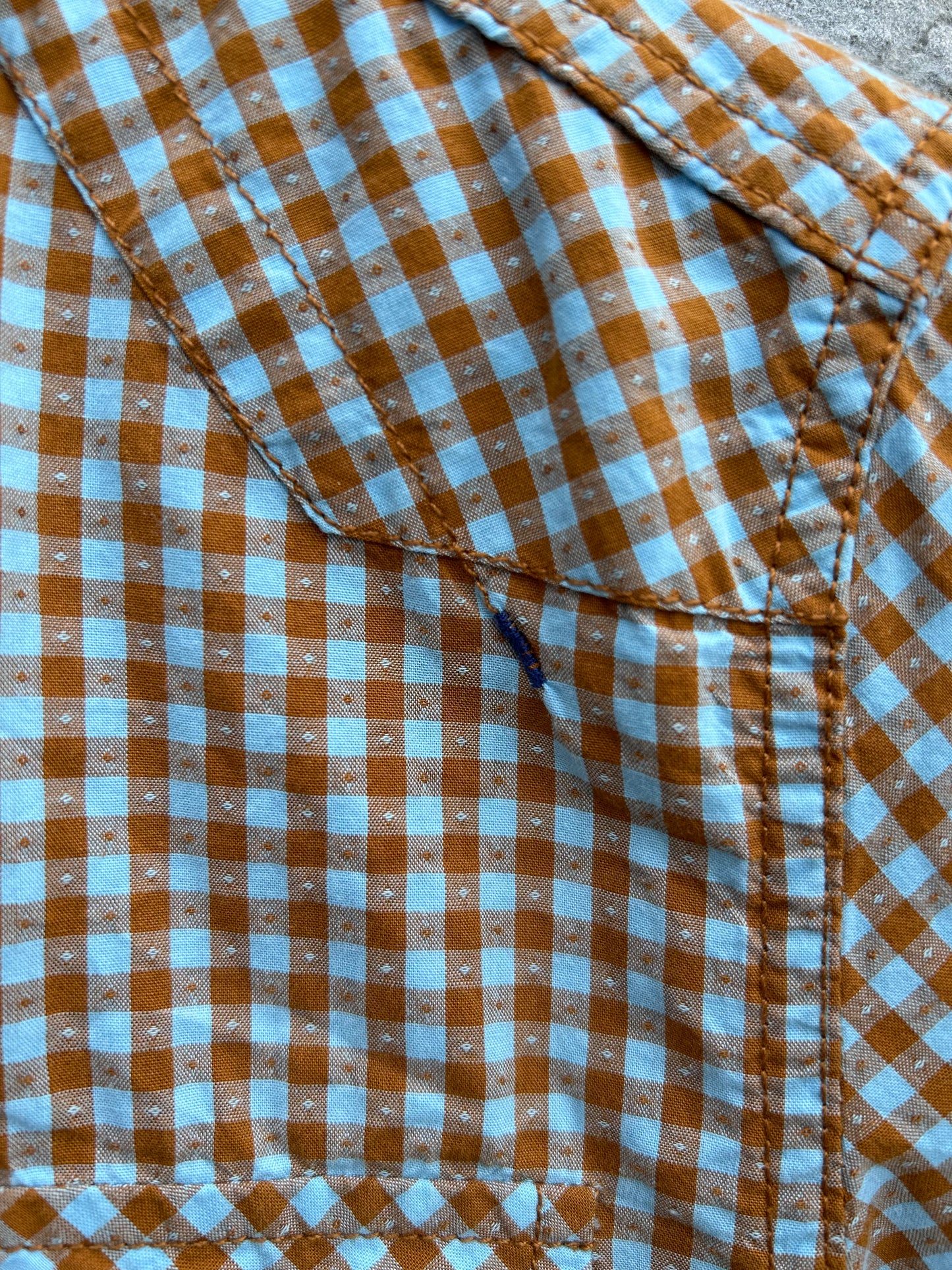 Brown check shirt 13-14y (158-164cm)