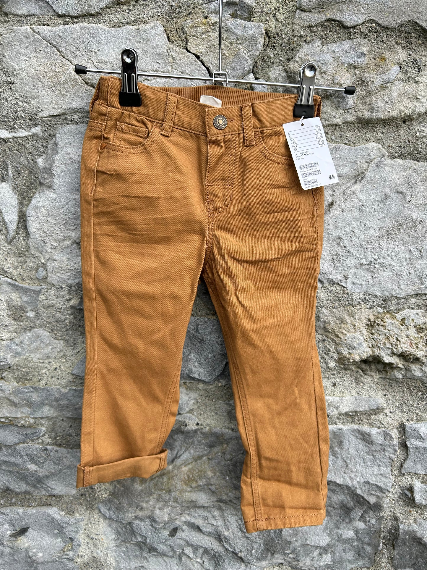 Brown pants 12-18m (80-86cm)