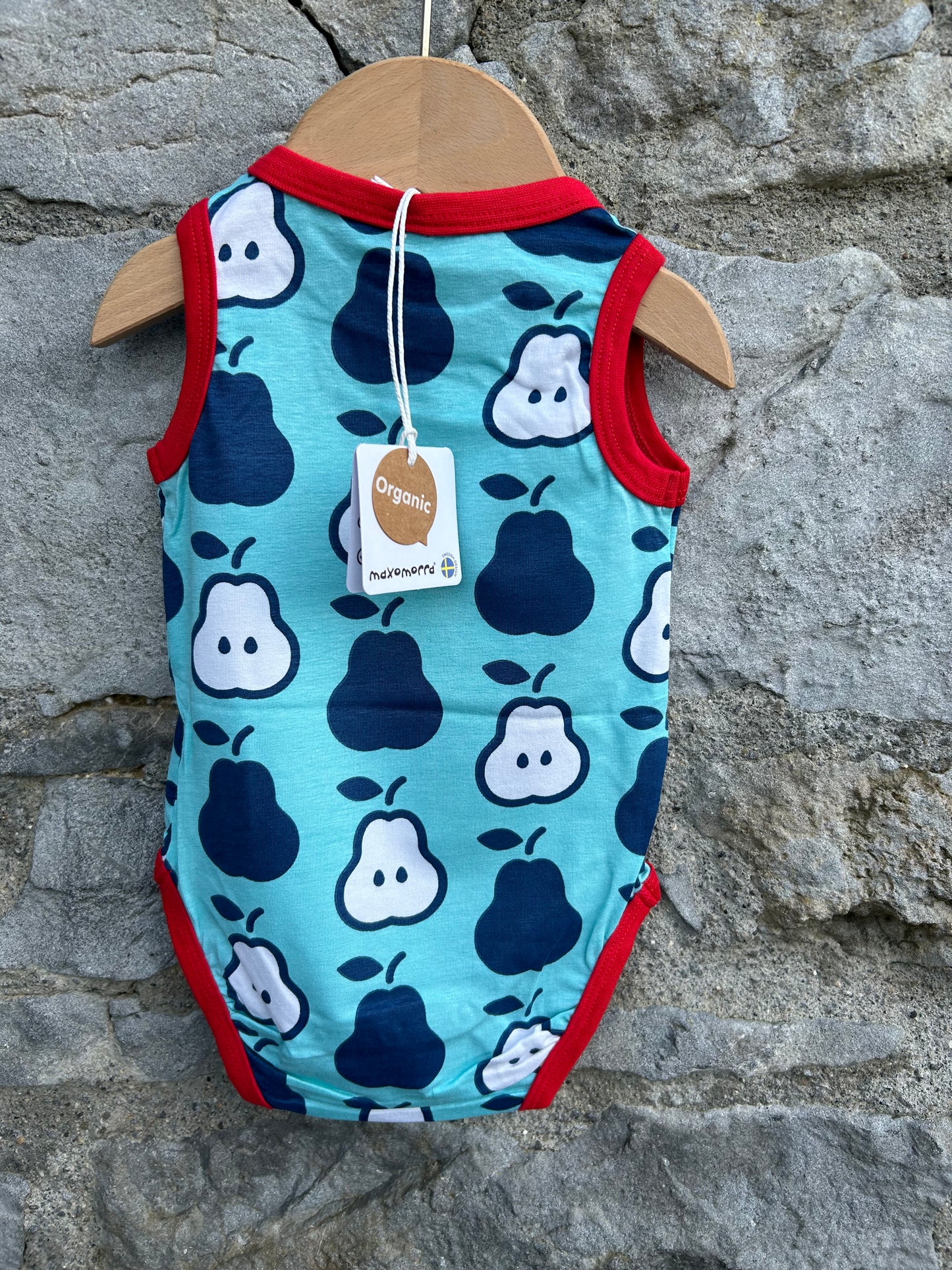 Pear blue vest 0-3m (56-62cm)