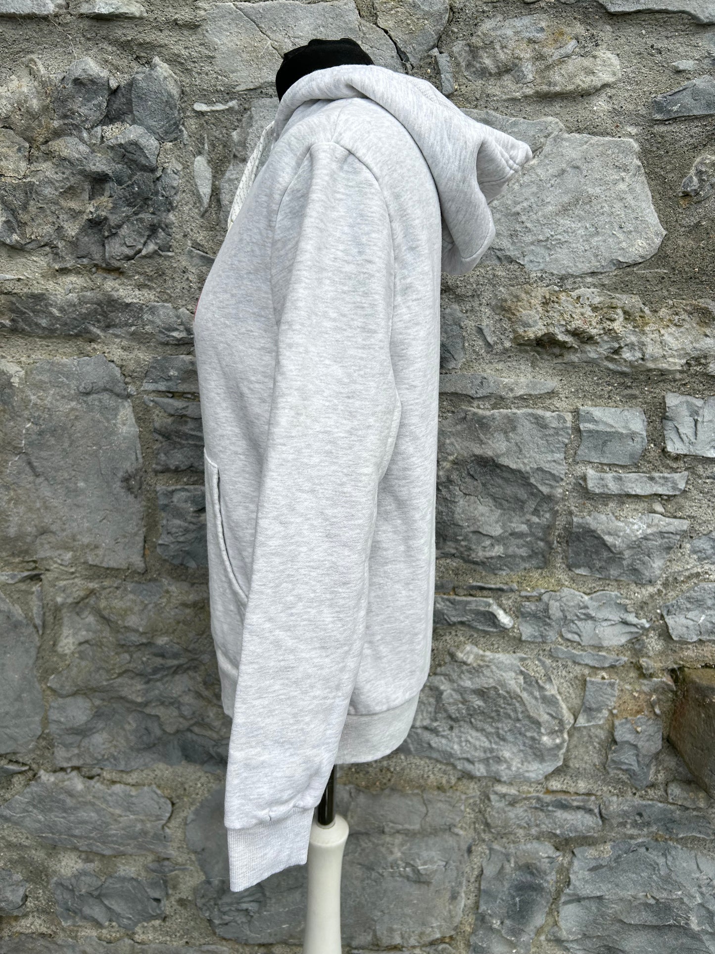 Grey rainbow hoodie uk 8-10