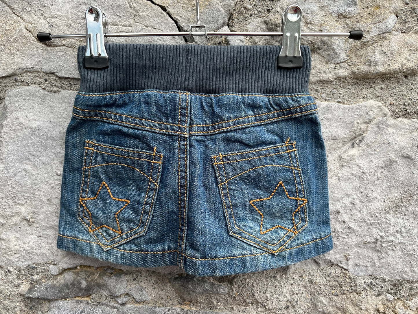 Denim mini skirt 6-9m (68-74cm)