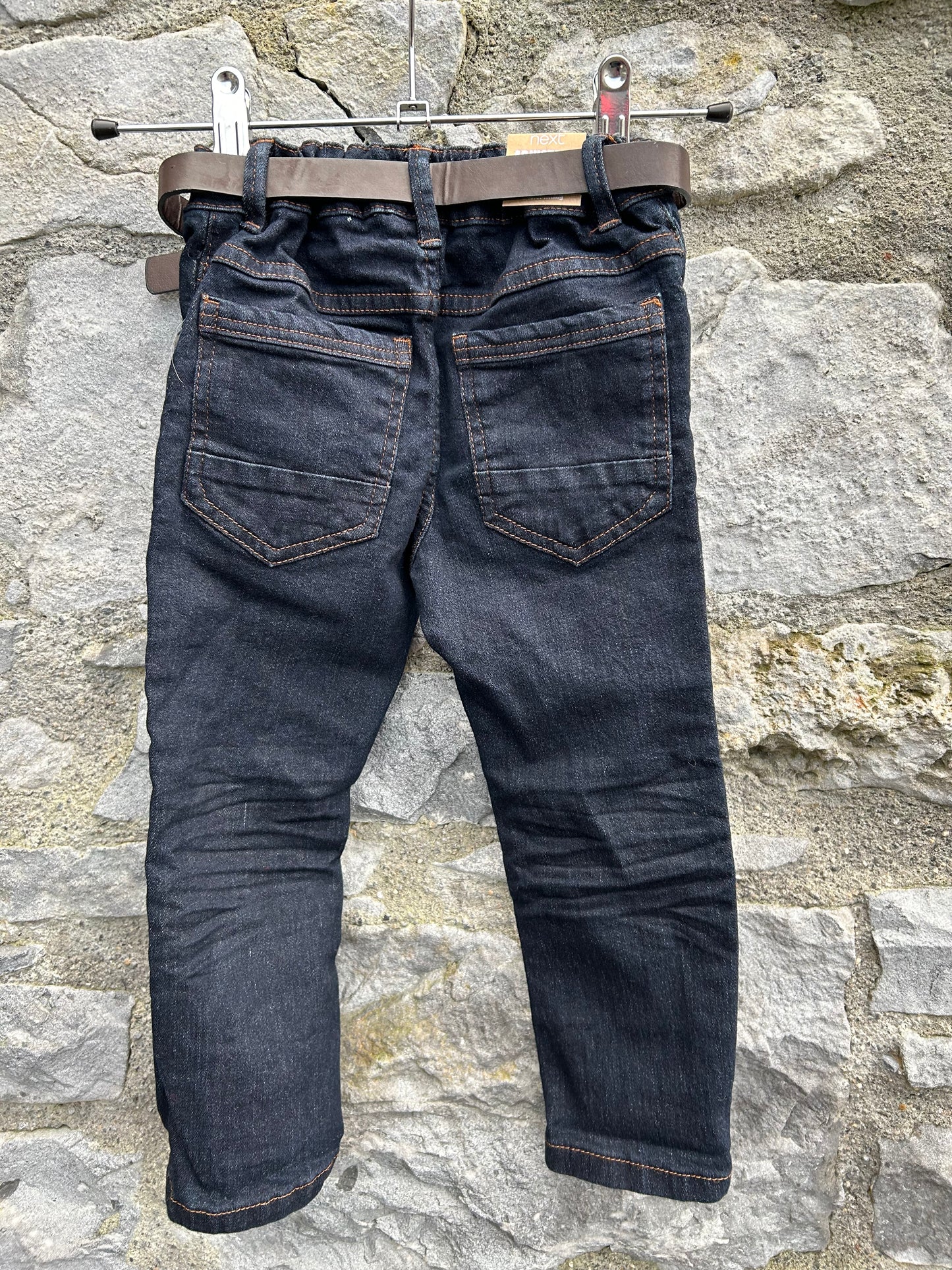 Navy straight jeans 18-24m (86-92cm)