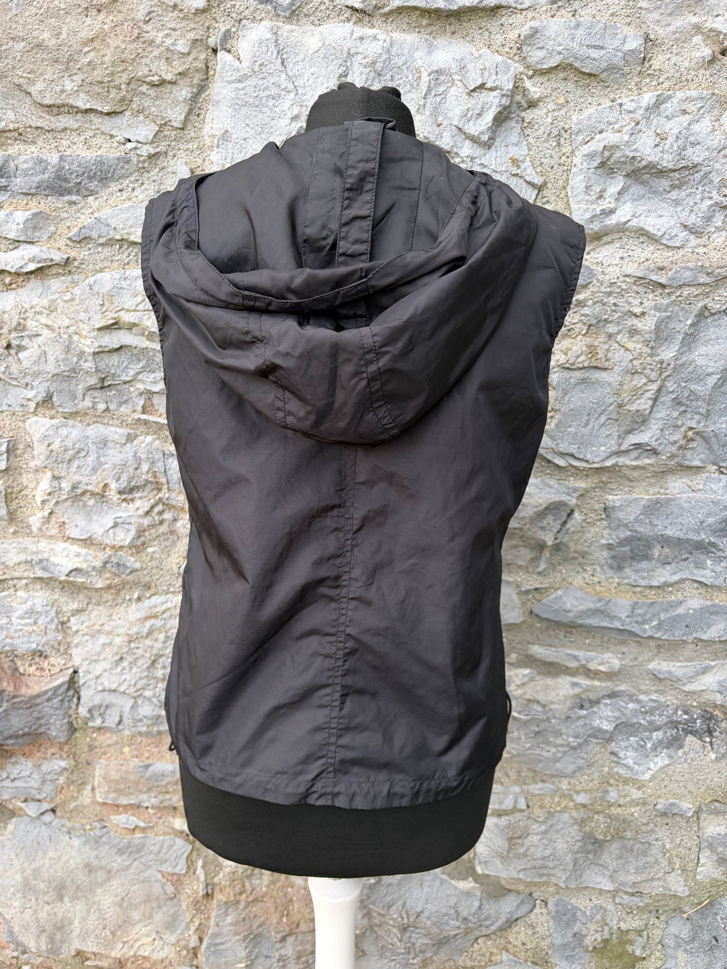Y2K black gilet uk 8