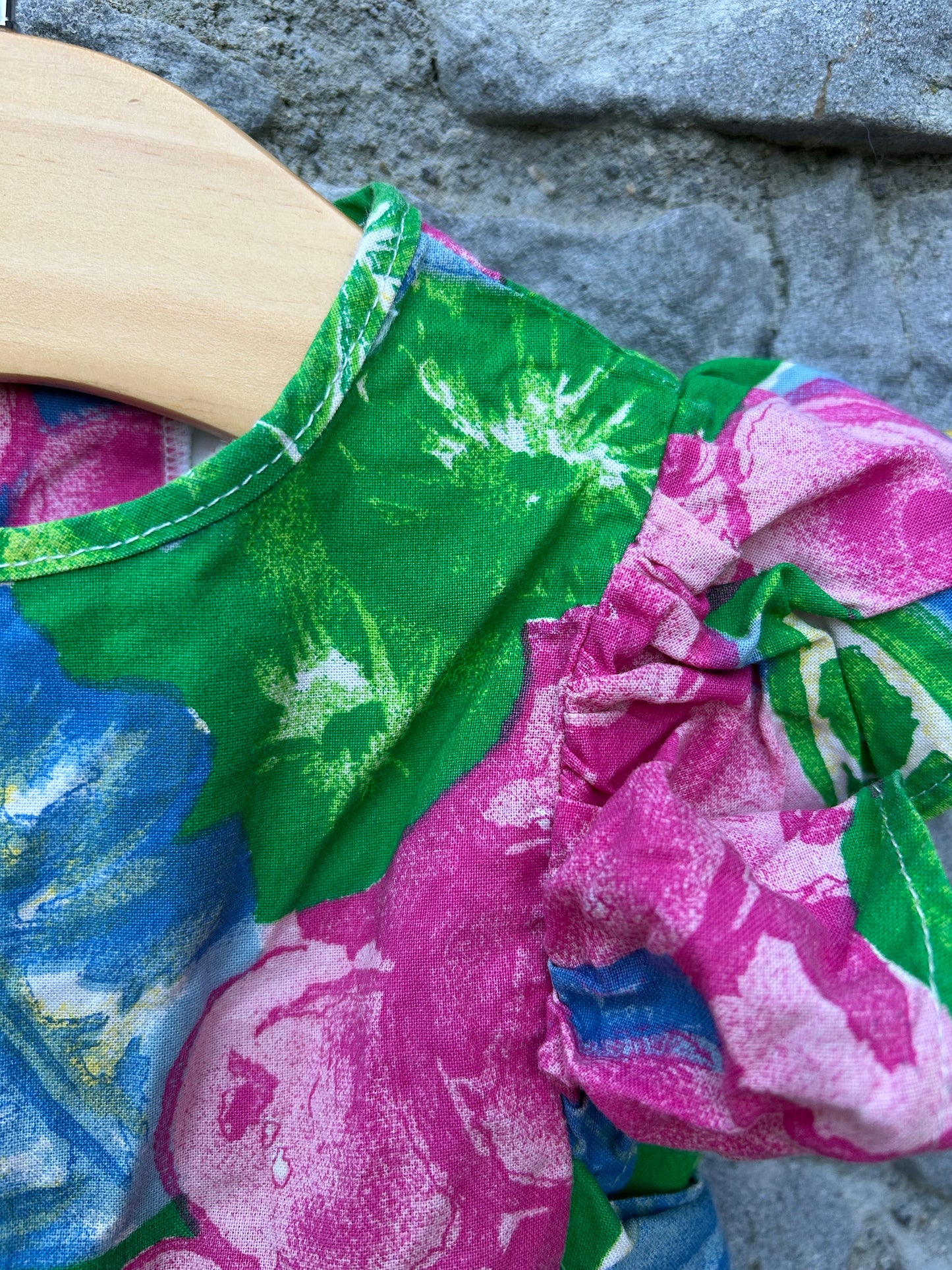 90s colourful fruit dress 9-12m (74-80cm)