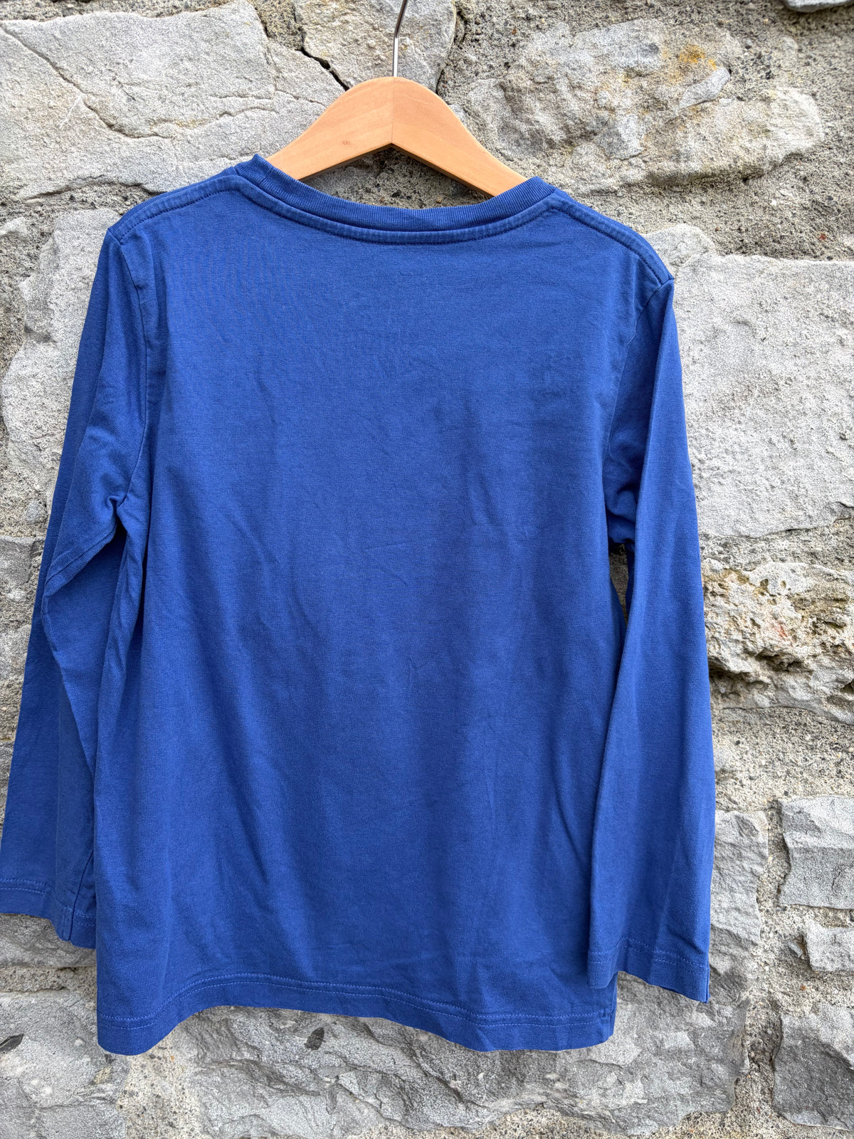 Bike blue top 6-7y (116-122cm)