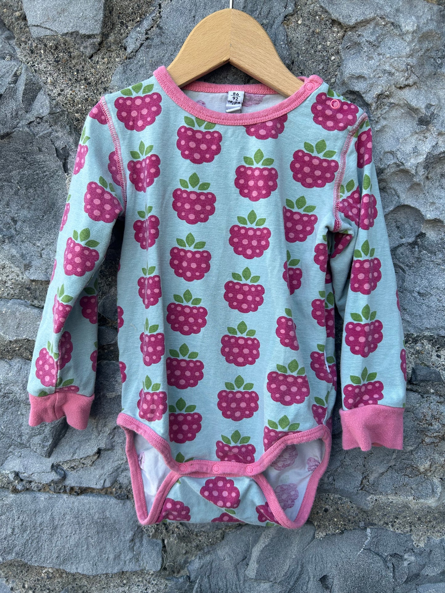 Raspberries blue vest 18-24m (86-92cm)