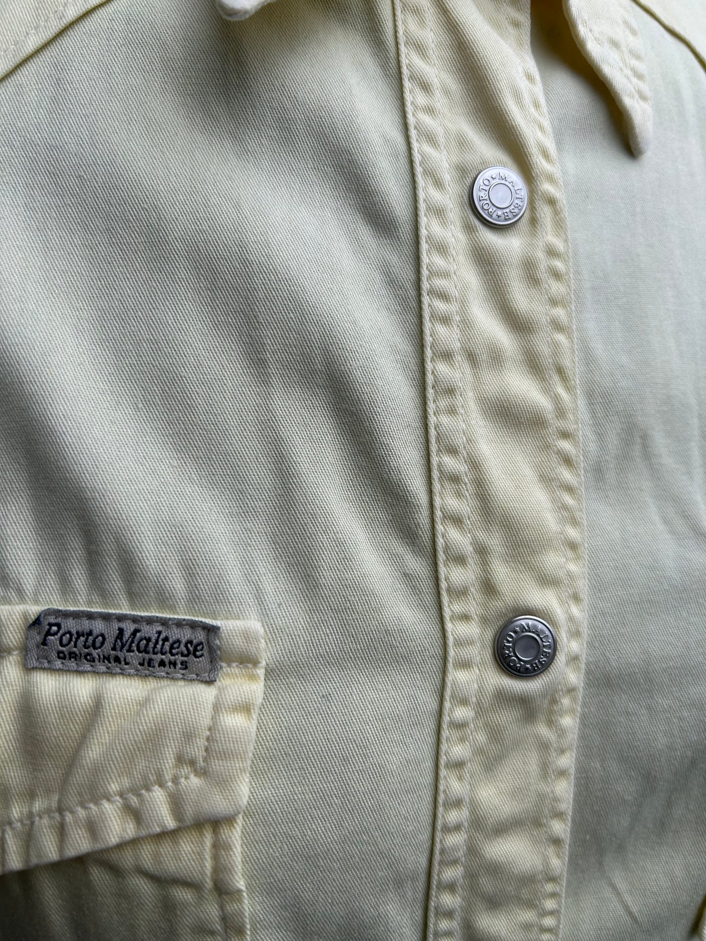 90s light yellow shirt uk 10
