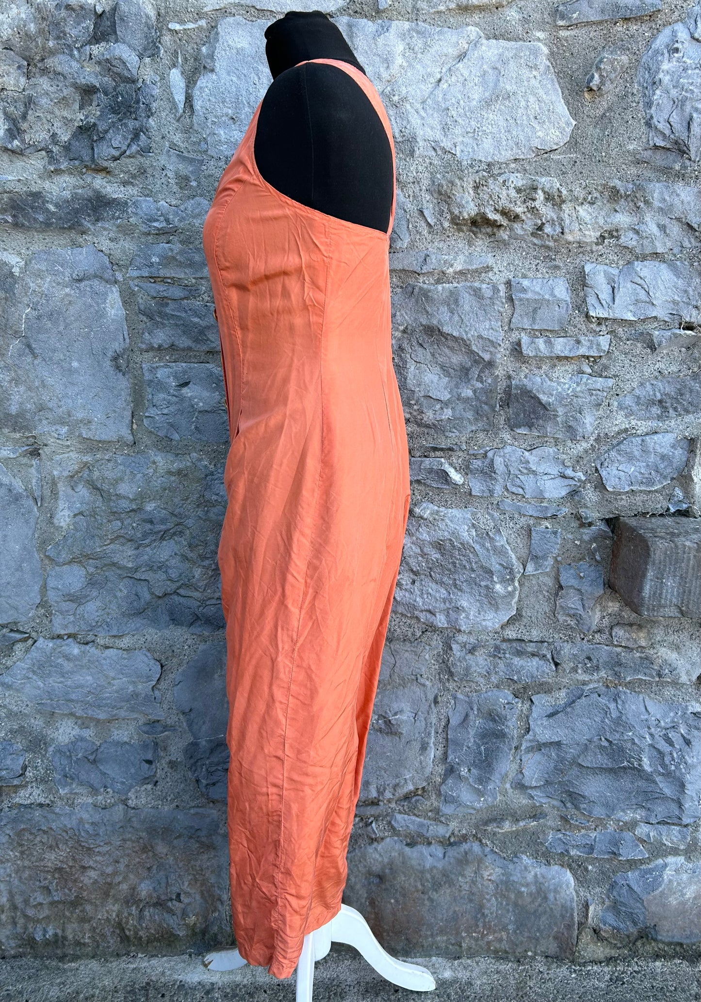 80s orange jumpsuit uk 4-6