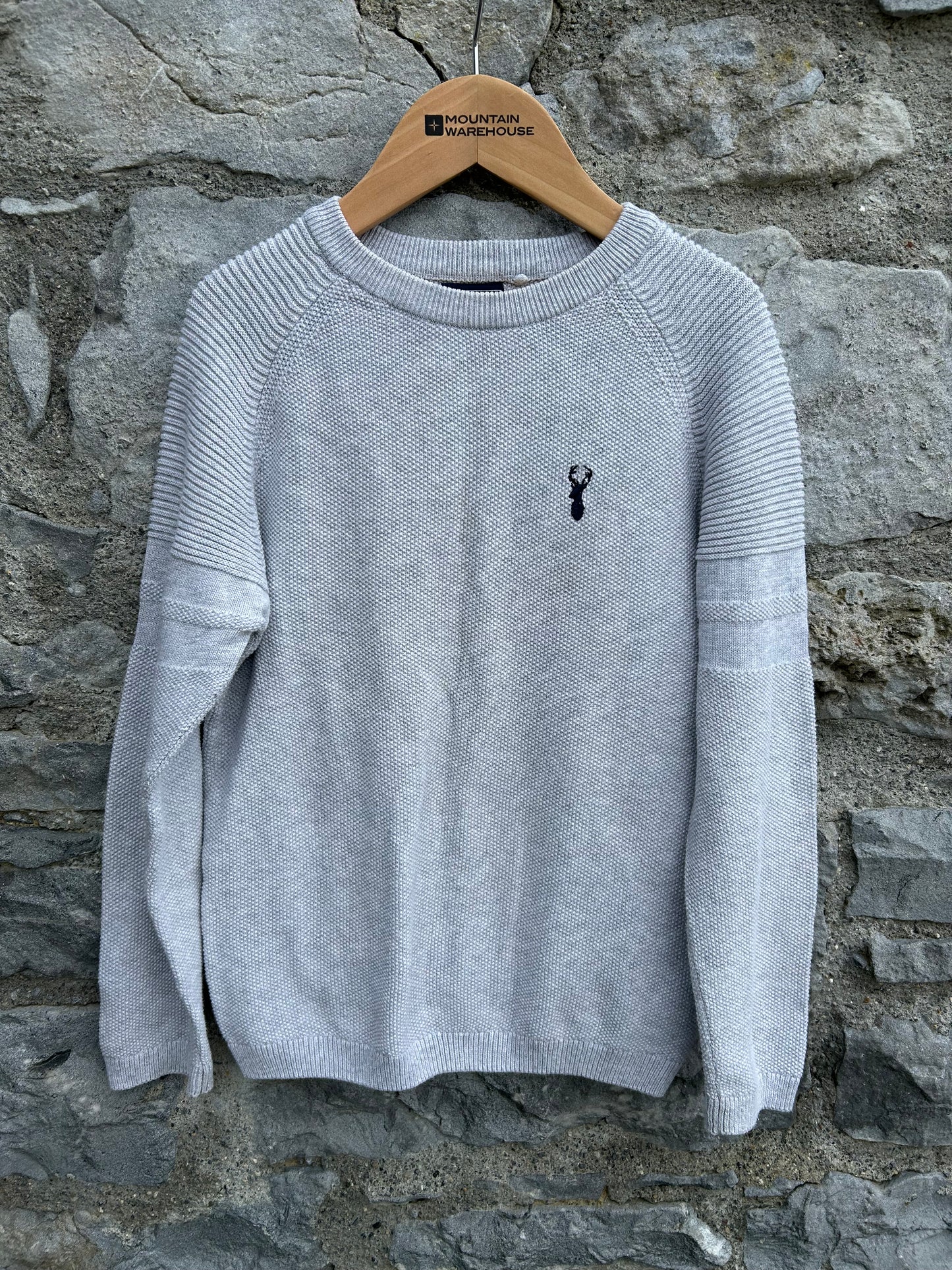 Grey jumper 7-8y (122-128cm)