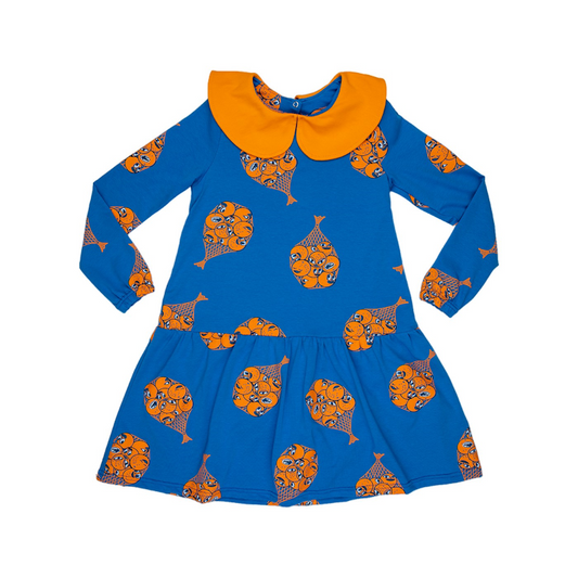 Juice Me Up Long Sleeved Dress  4-5y (104-110cm)