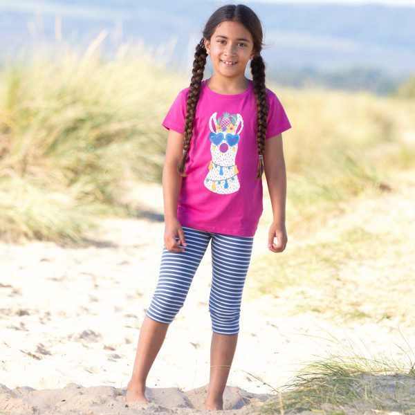 Pink llama T-shirt 3y (98cm)