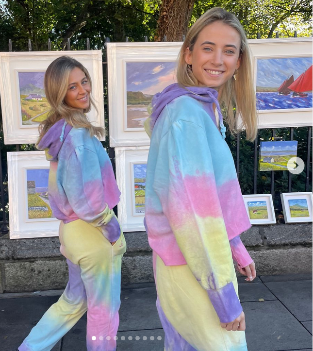 Rainbow tie dye tracksuit 10-12