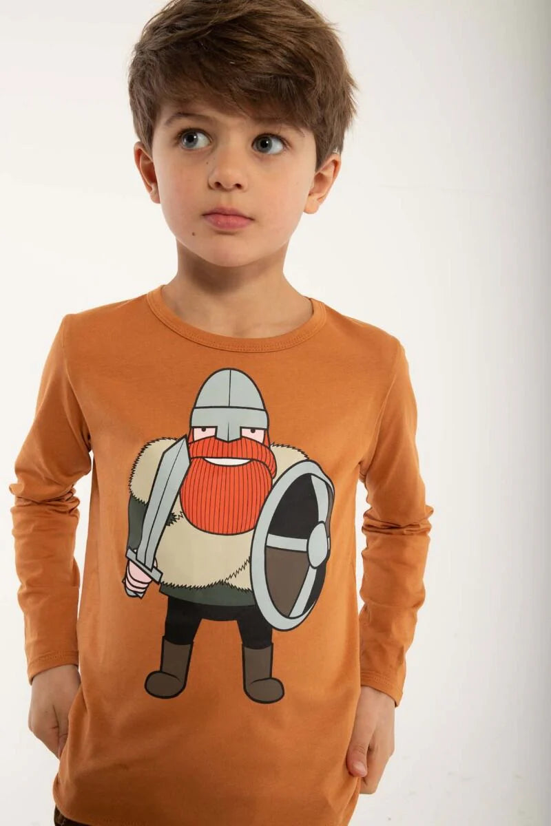 Viking orange top 9-10y (134-140cm)