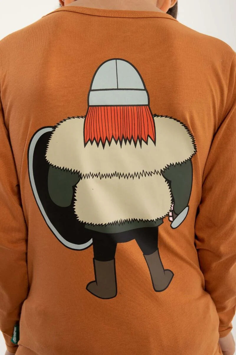 Viking orange top 9-10y (134-140cm)