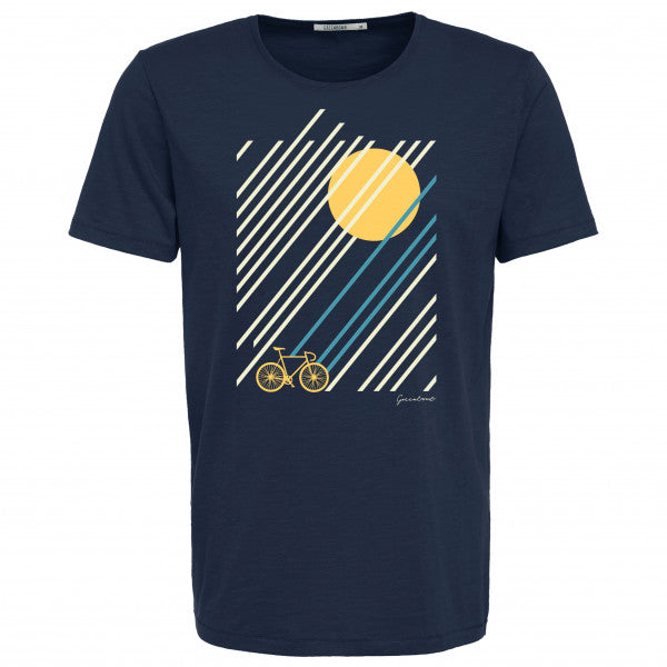 Greenbomb Bike navy T-shirt Large