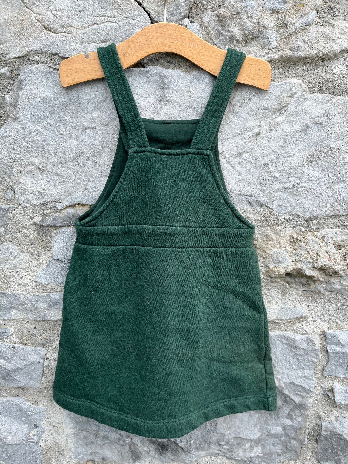 Green pinafore 2-3y (92-98cm)