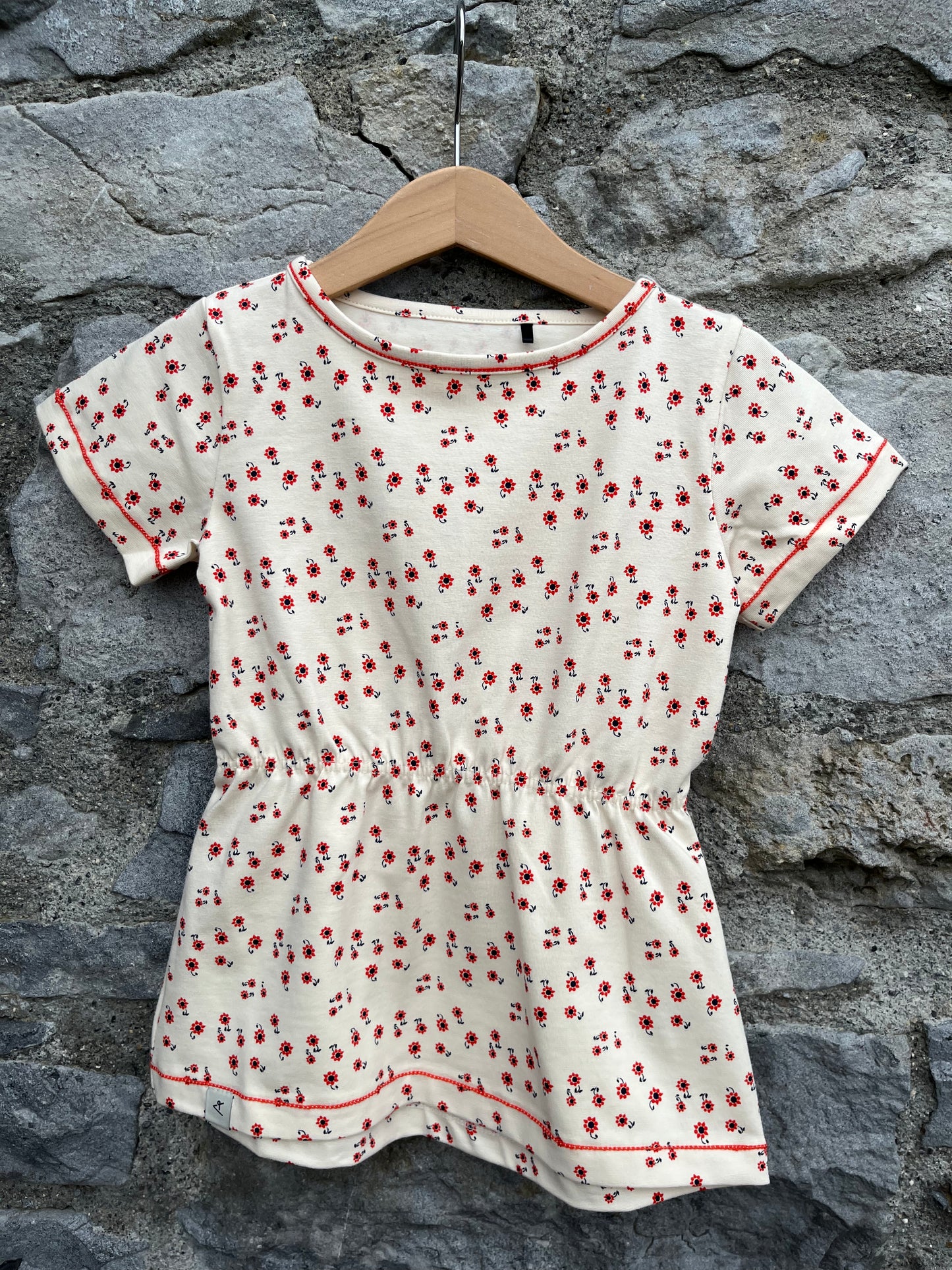 Floral white tunic 12m (80cm)