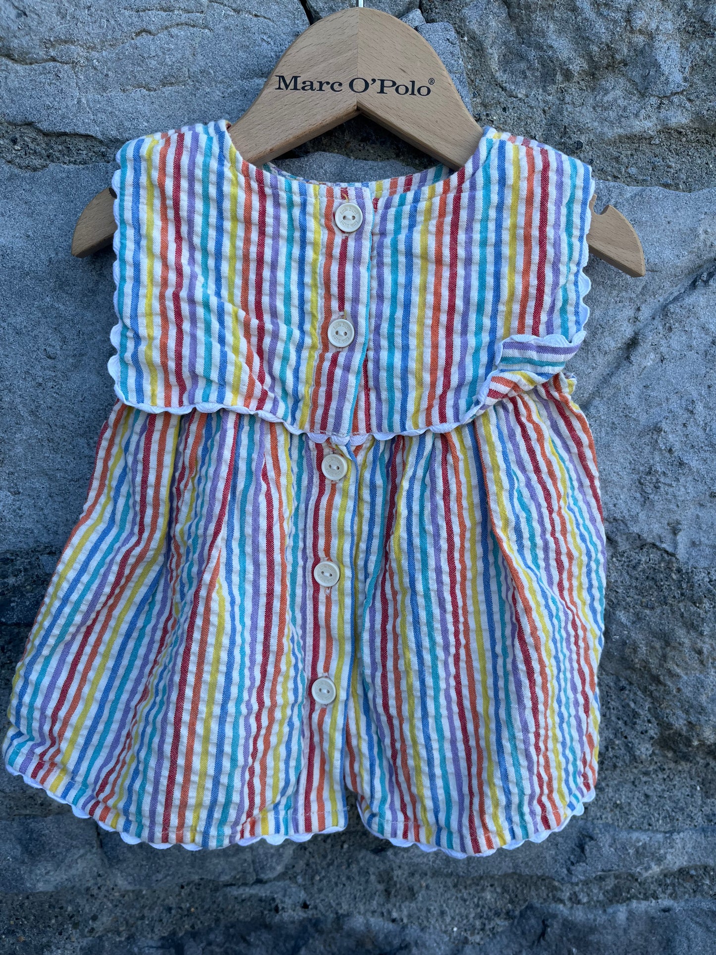 Rainbow dress 3-6m (62-68cm)