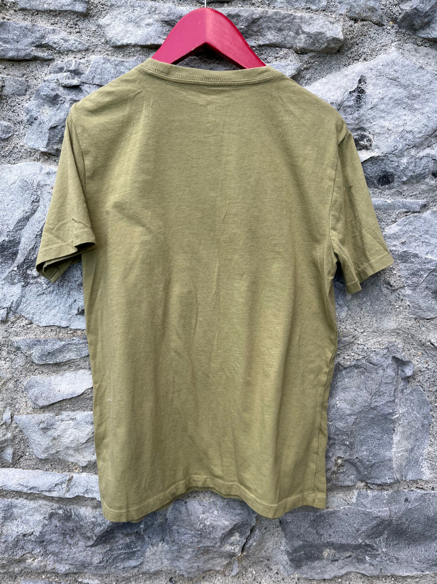 Khaki T-rex T-shirt 12-13y (152-158cm)