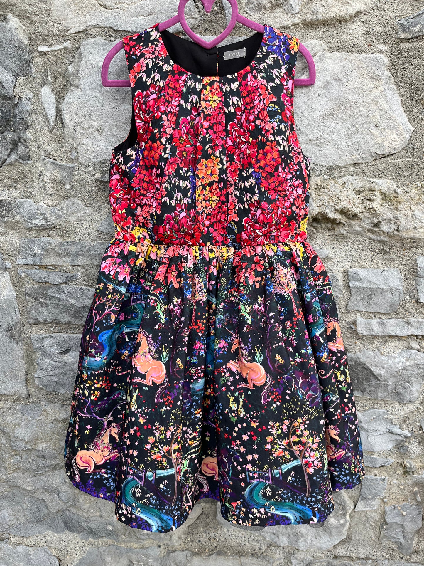 Magical meadow dress 9y (134cm)