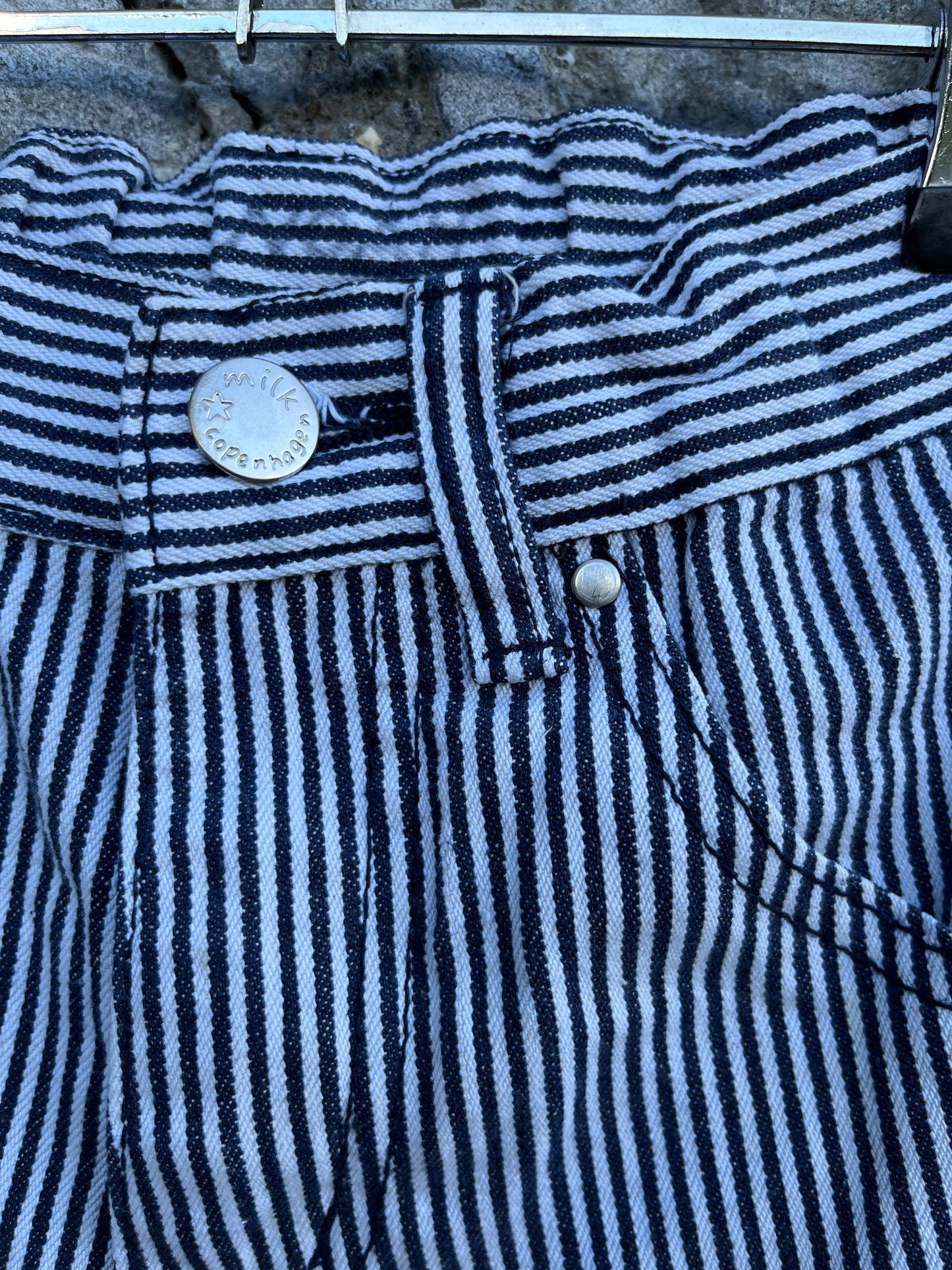 Stripy denim shorts 3-4y (98-104cm)