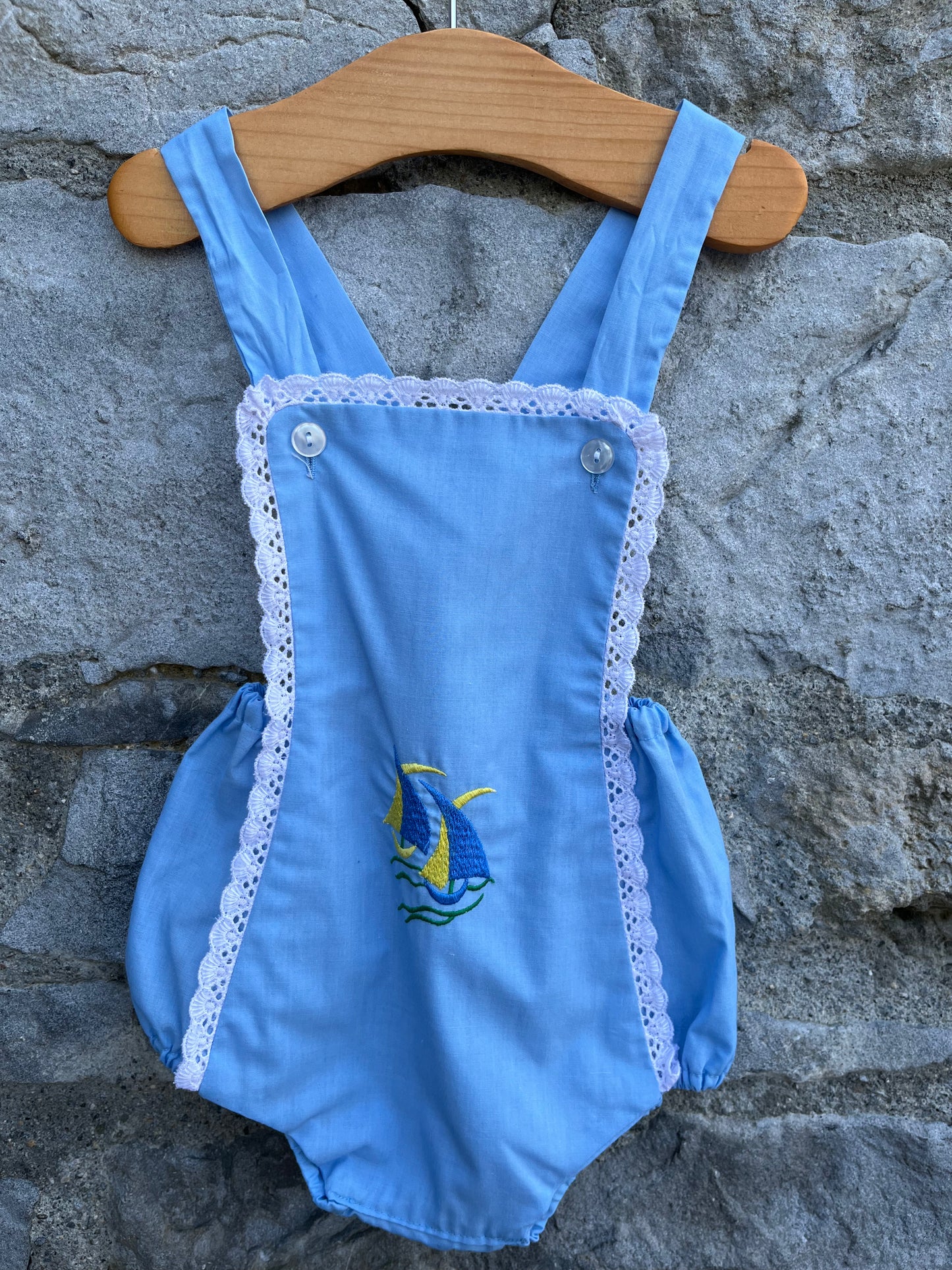80s Bloomers dungarees boats 6m (68cm)