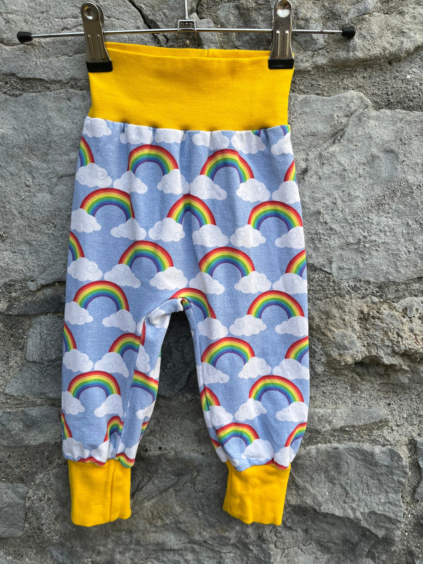 Rainbow blue pants 3-6m (62-68cm)