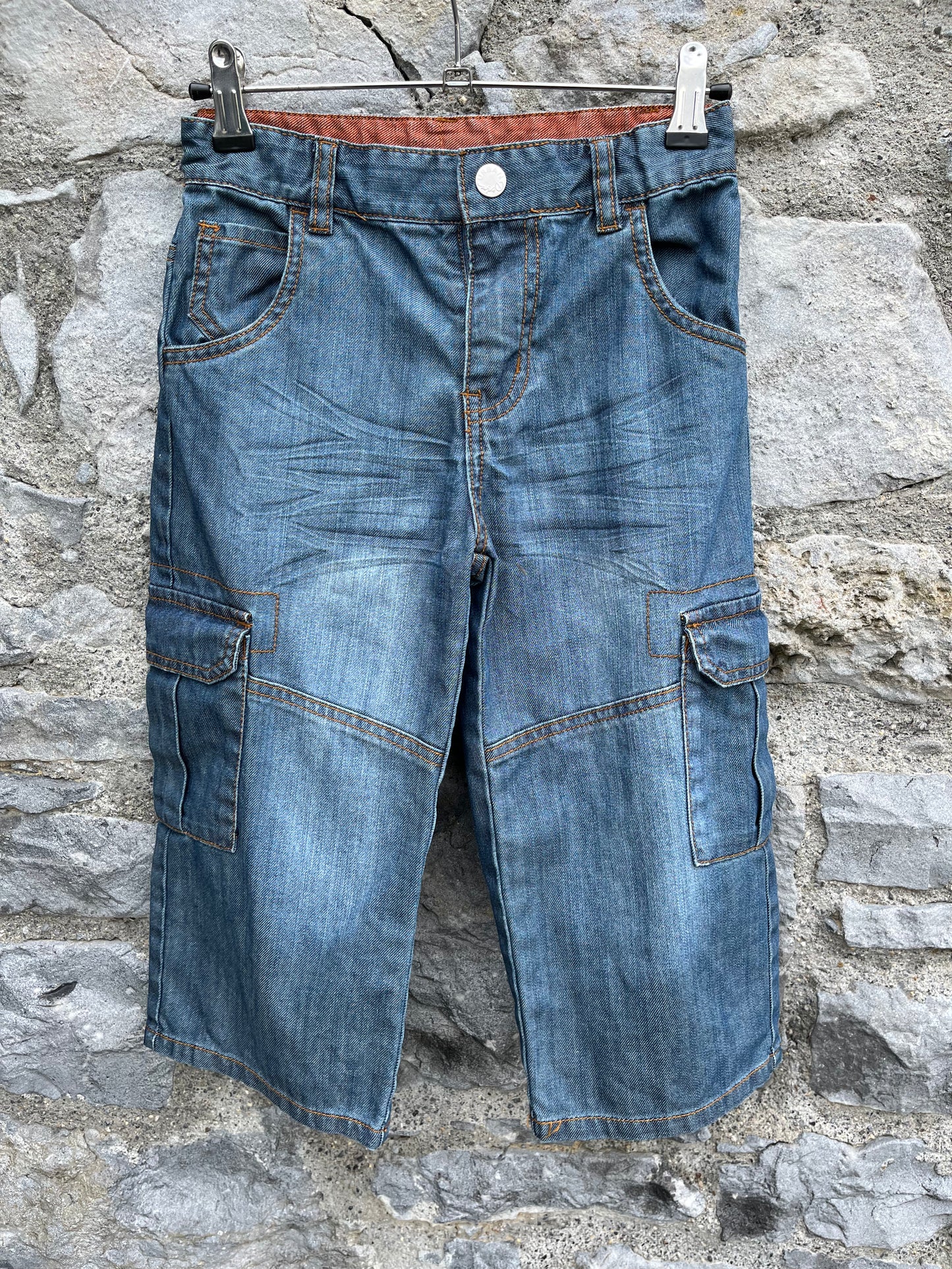 Denim knee shorts 7-8y (122-128cm)