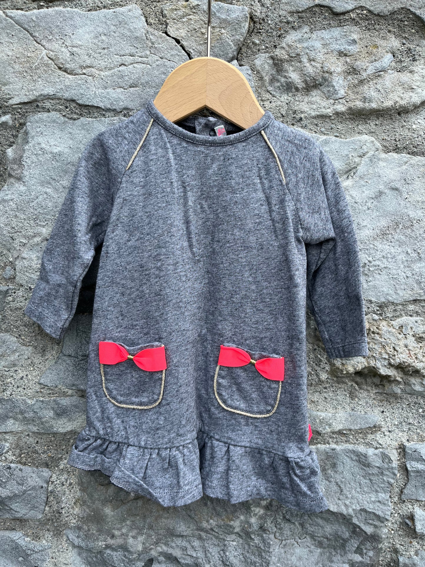 Grey dress 9m (74cm)