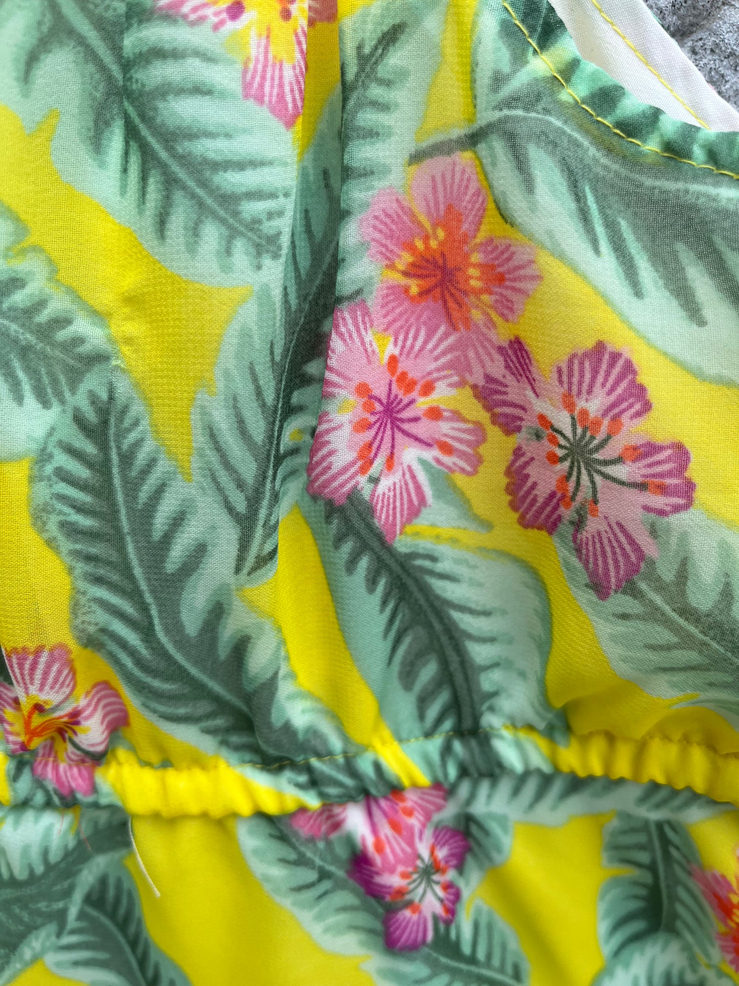 Jungle flowers maxi dress 3-4y (98-104cm)