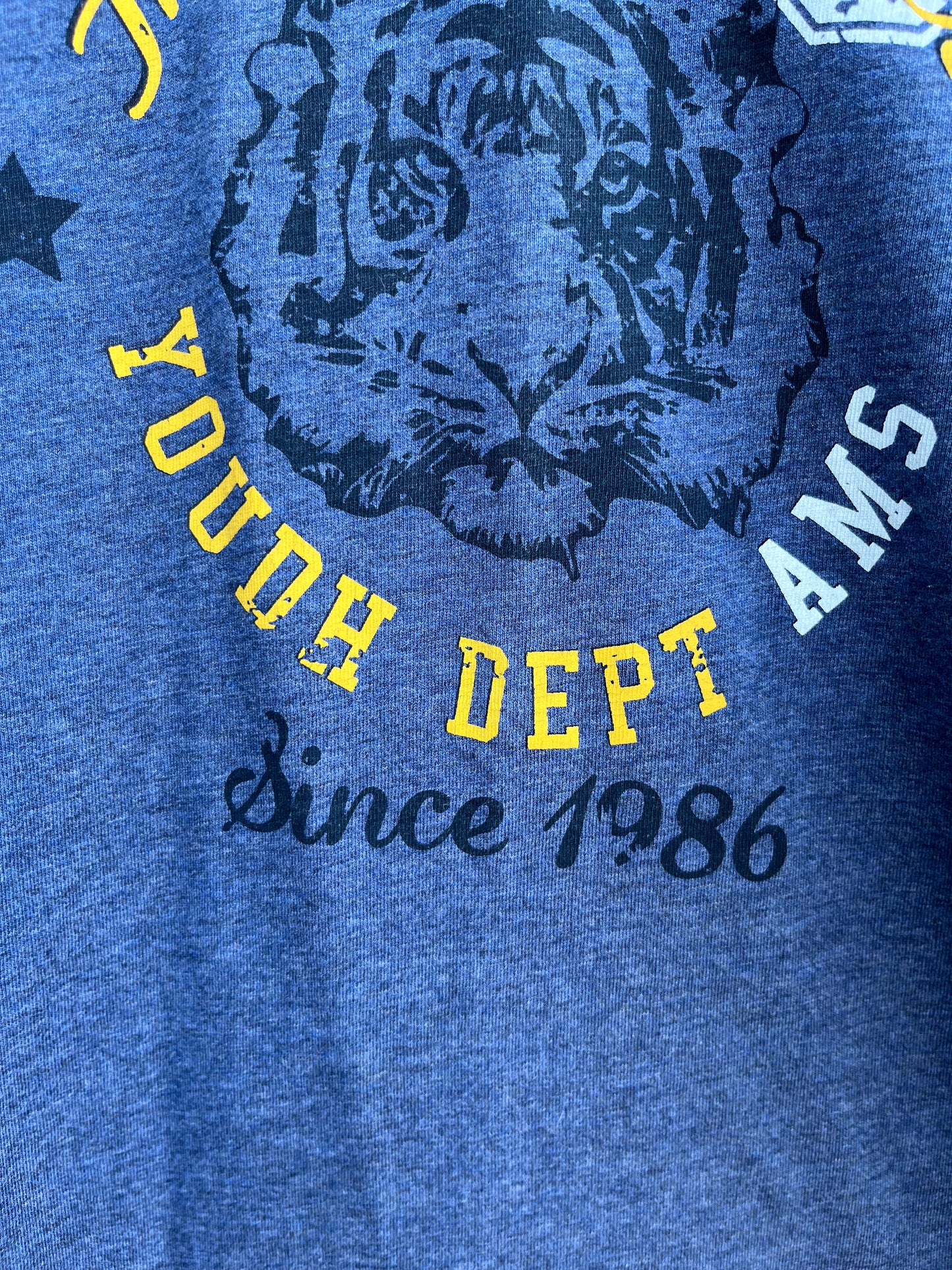 Lion navy top 7-8y (122-128cm)