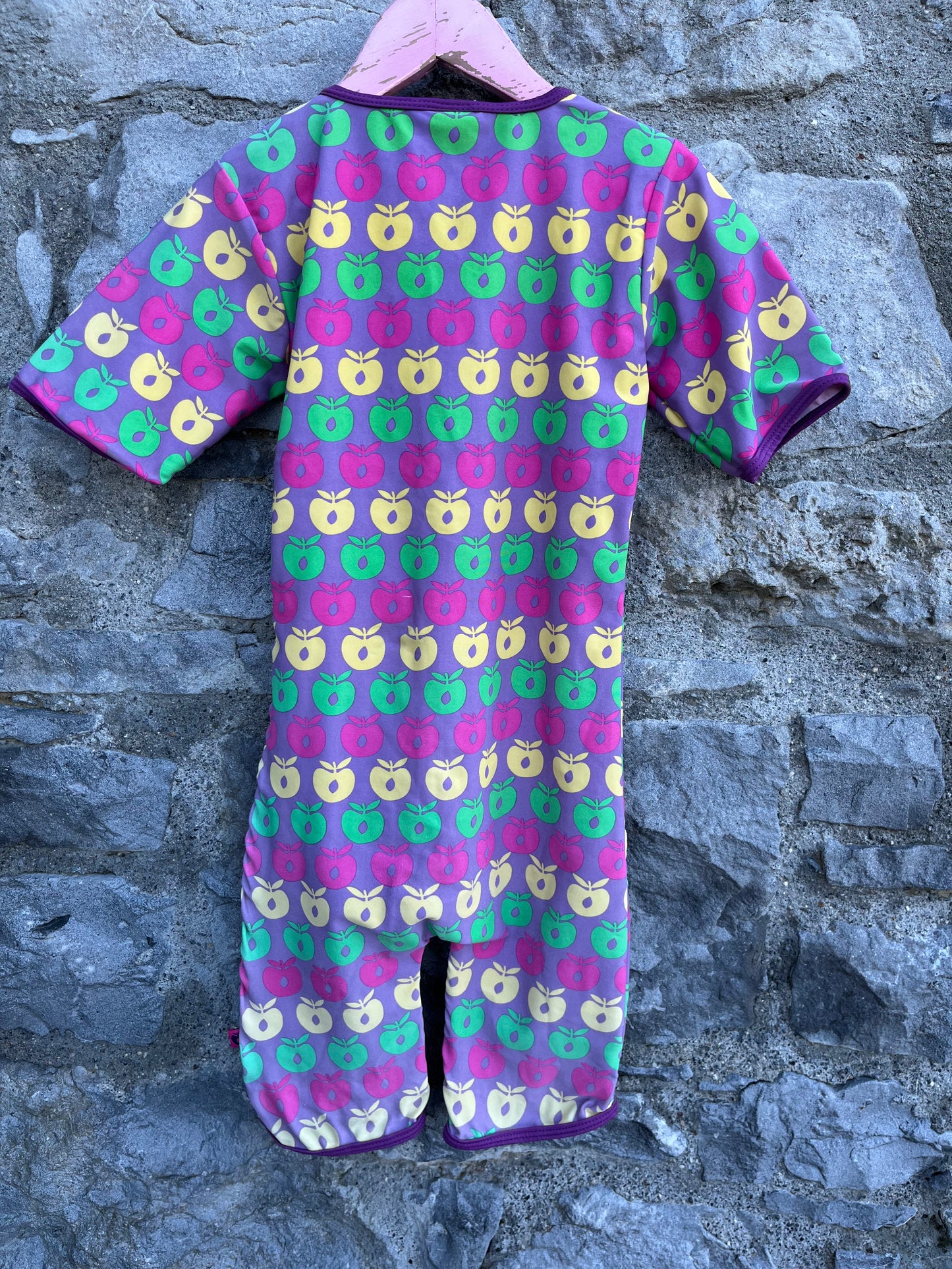 Apples purple swimsuit 5-6y (110-116cm)