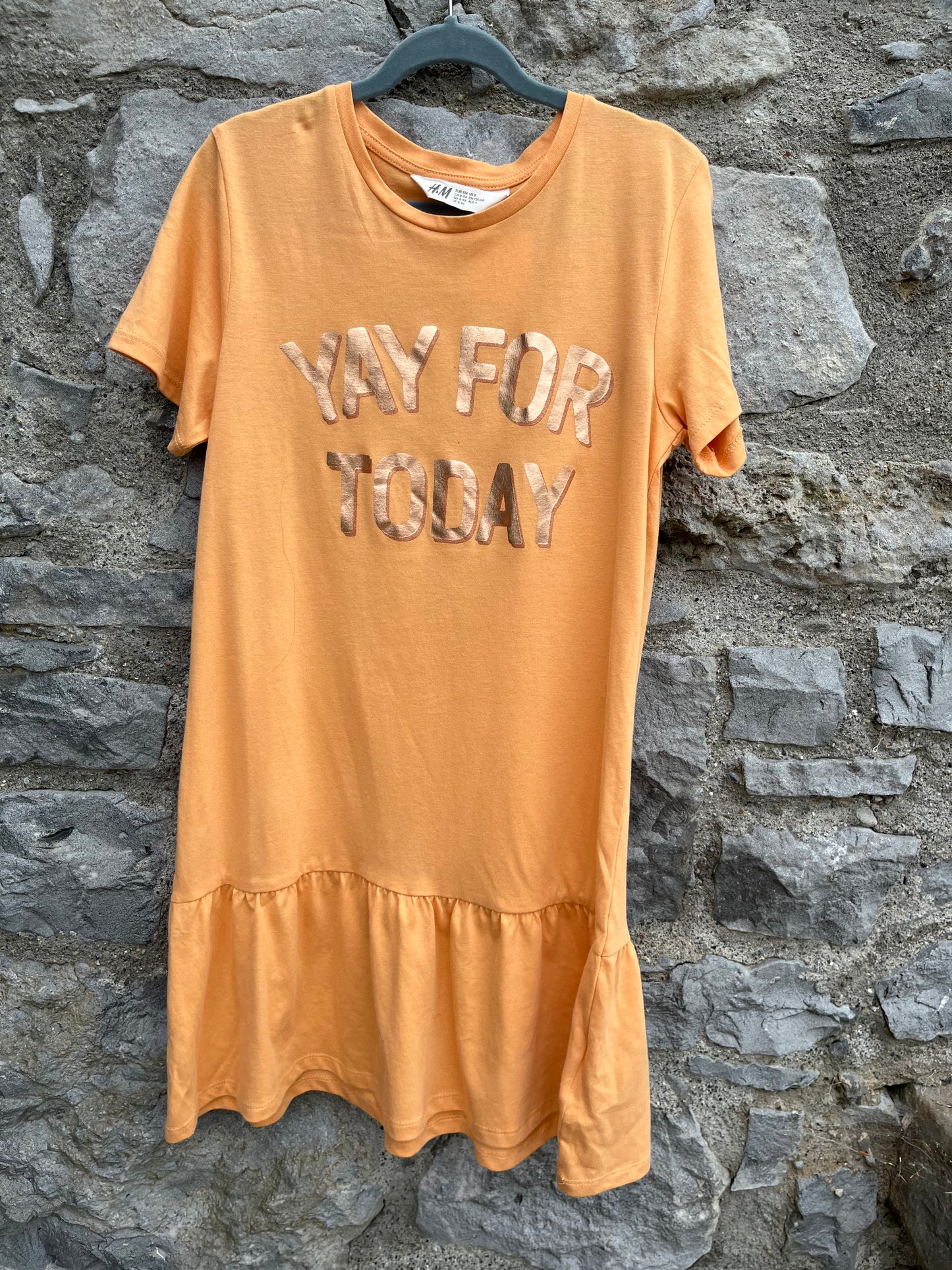 Yay orange dress 8-9y (128-134cm)