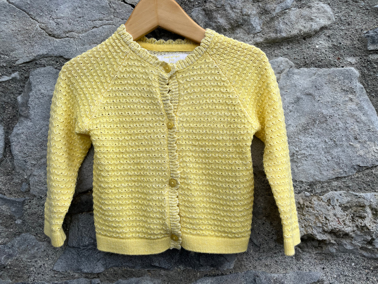 Yellow cardigan 6-9m (68-74cm)