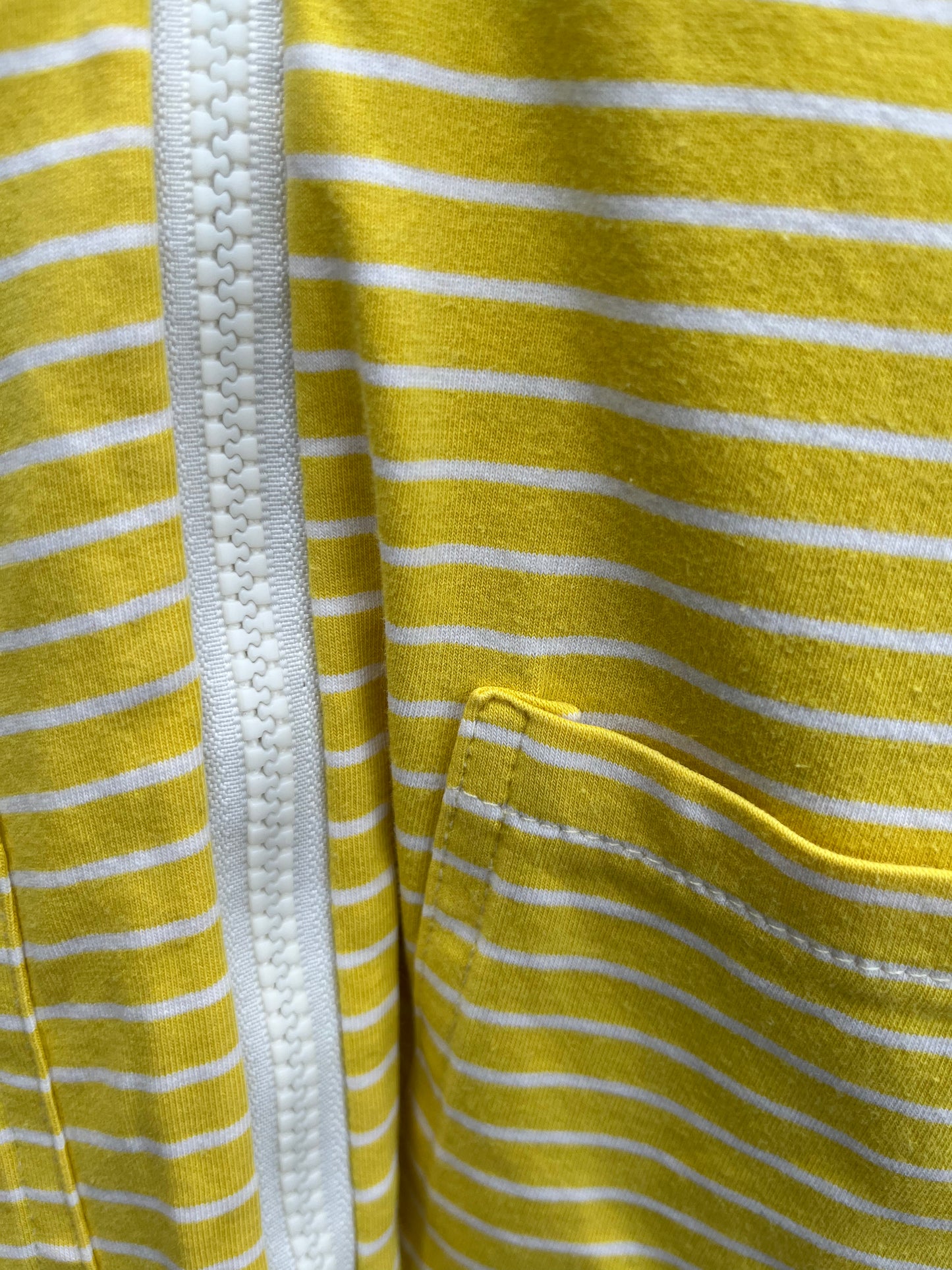 Yellow reversible towel hoodie 3-4y (98-104cm)