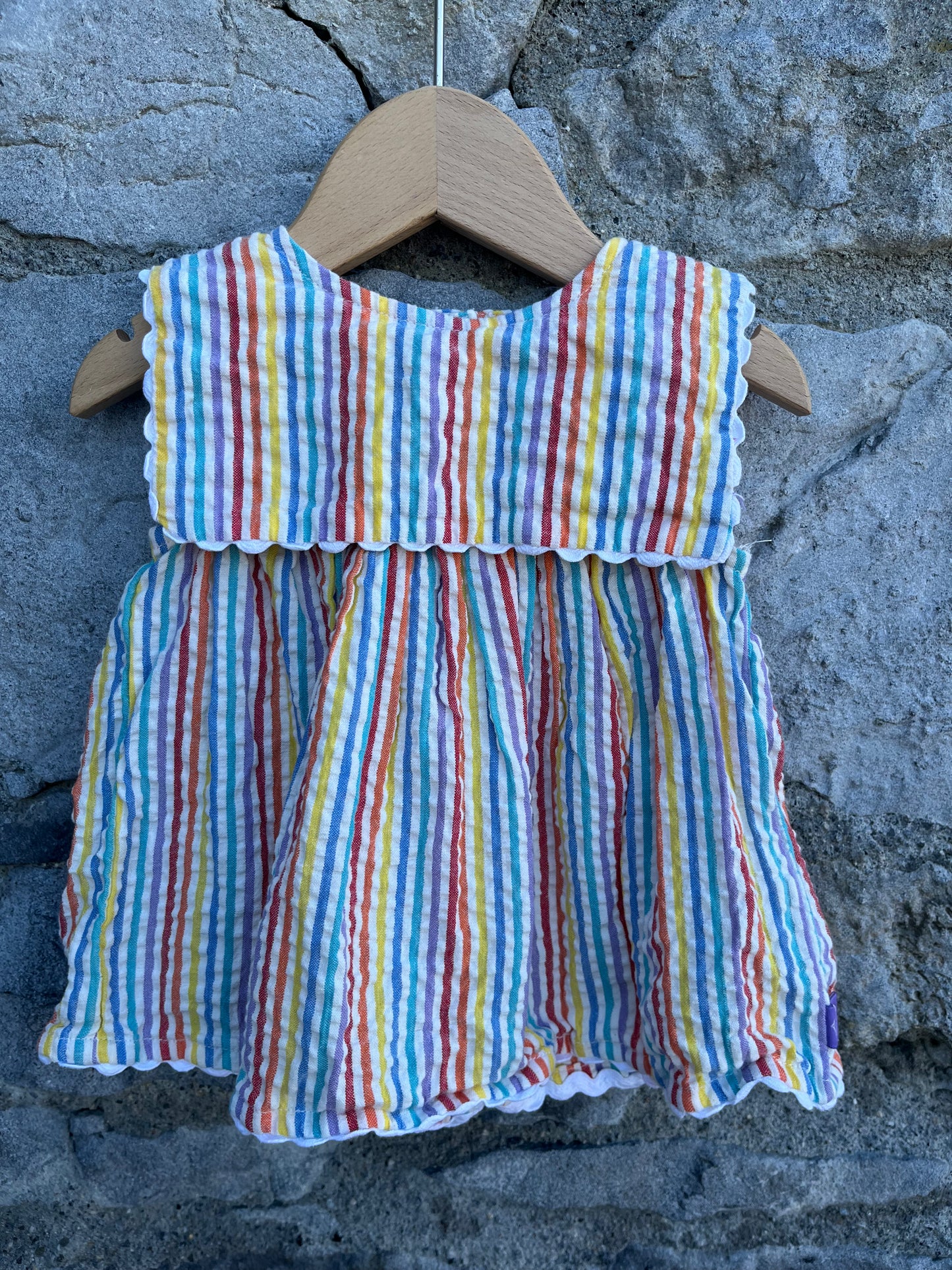 Rainbow dress 3-6m (62-68cm)