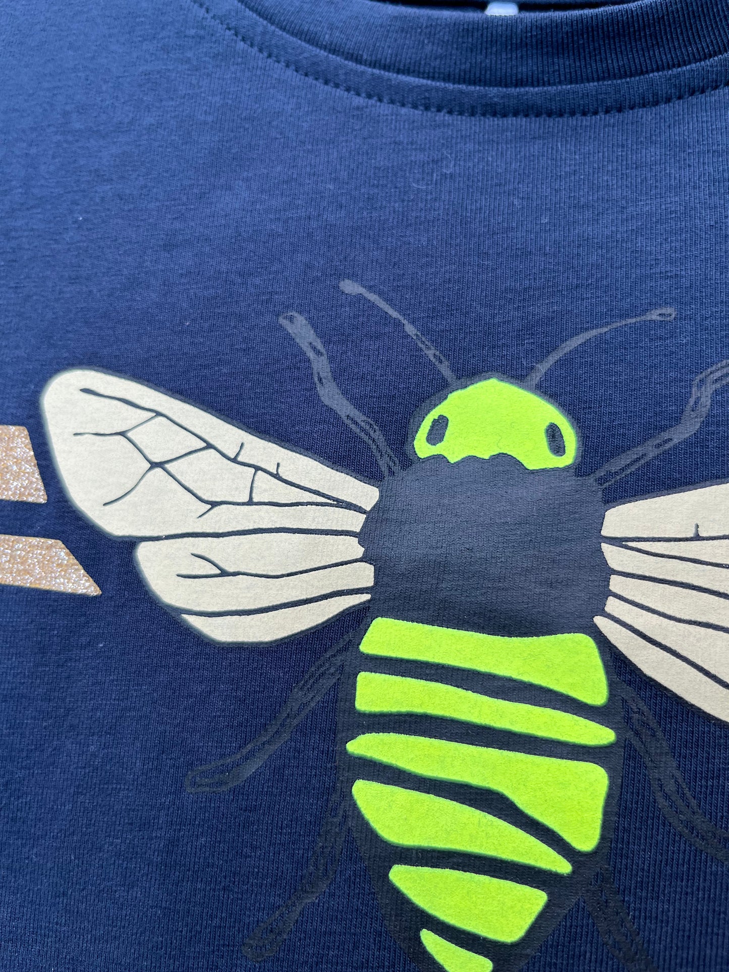 Bee navy tunic 12-18m (80-86cm)