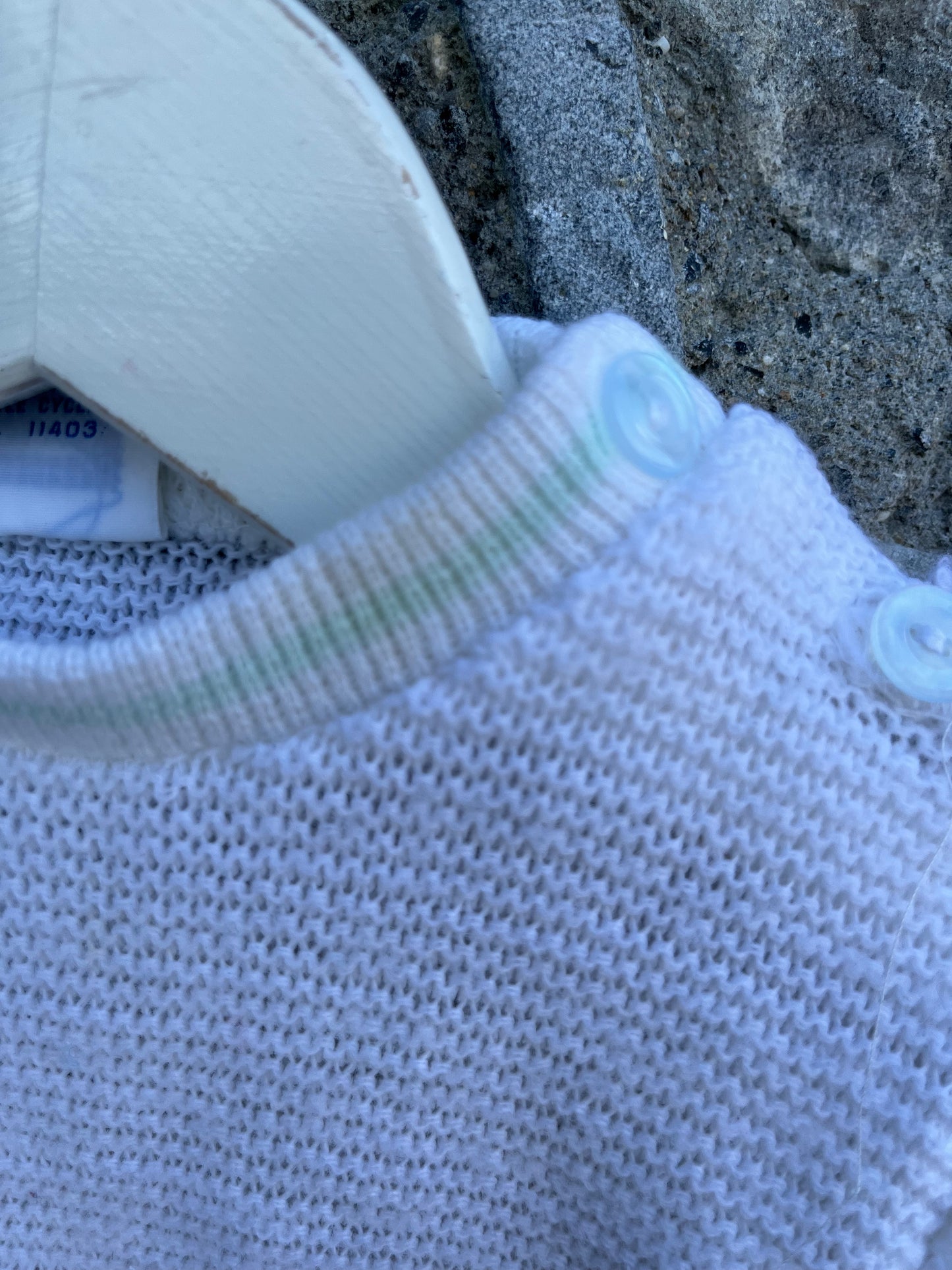 80s white jumper 0-3m (56-62cm)