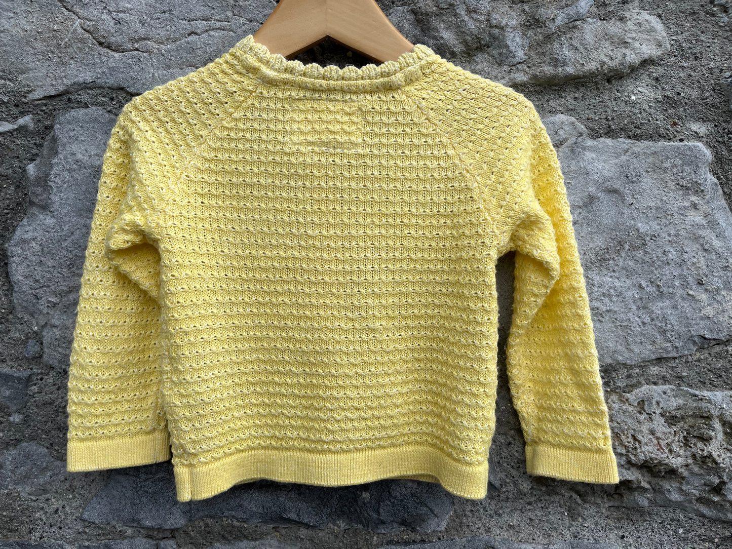 Yellow cardigan 6-9m (68-74cm)