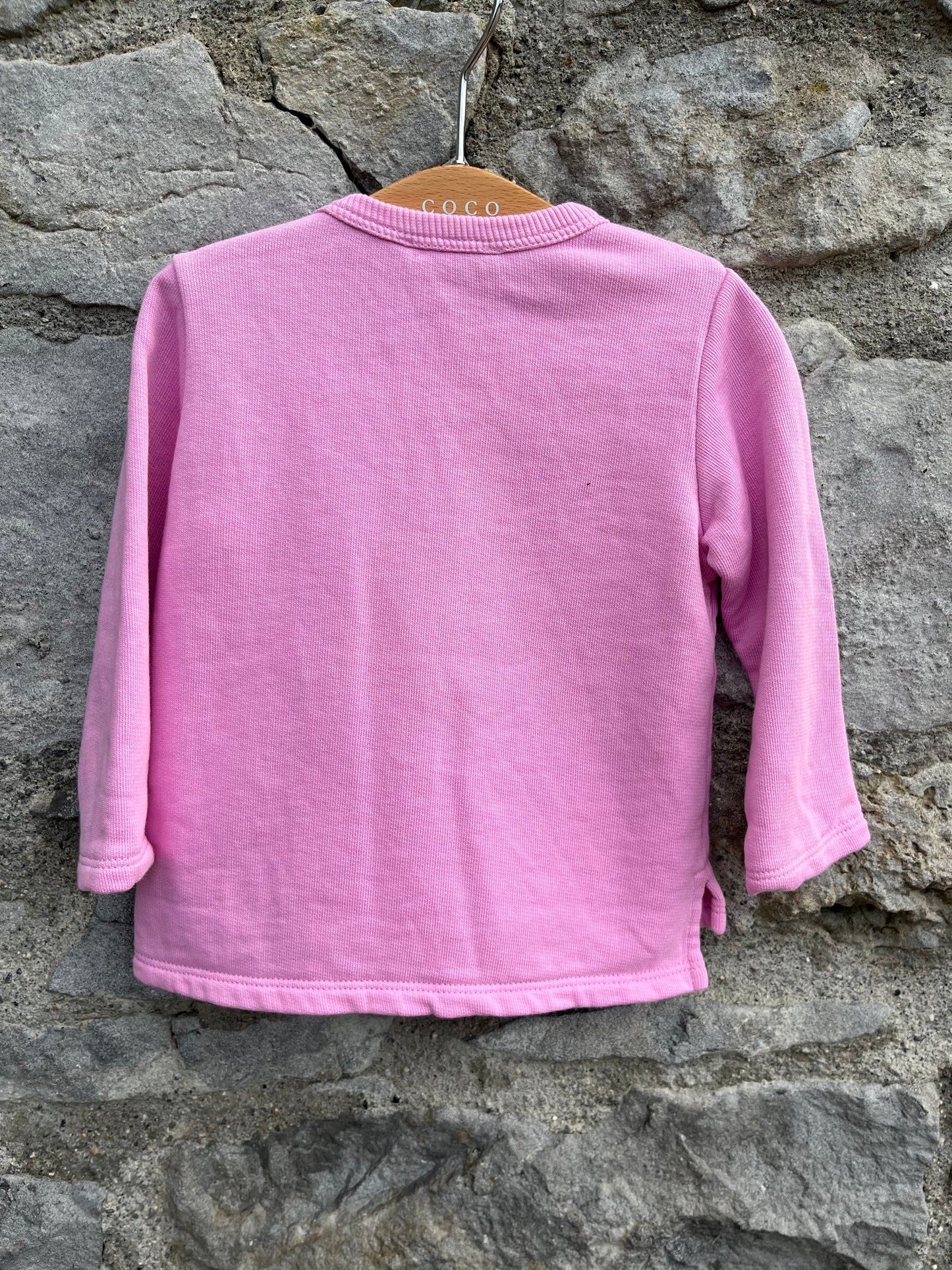 Pink sweatshirt 6-9m (68-74cm)