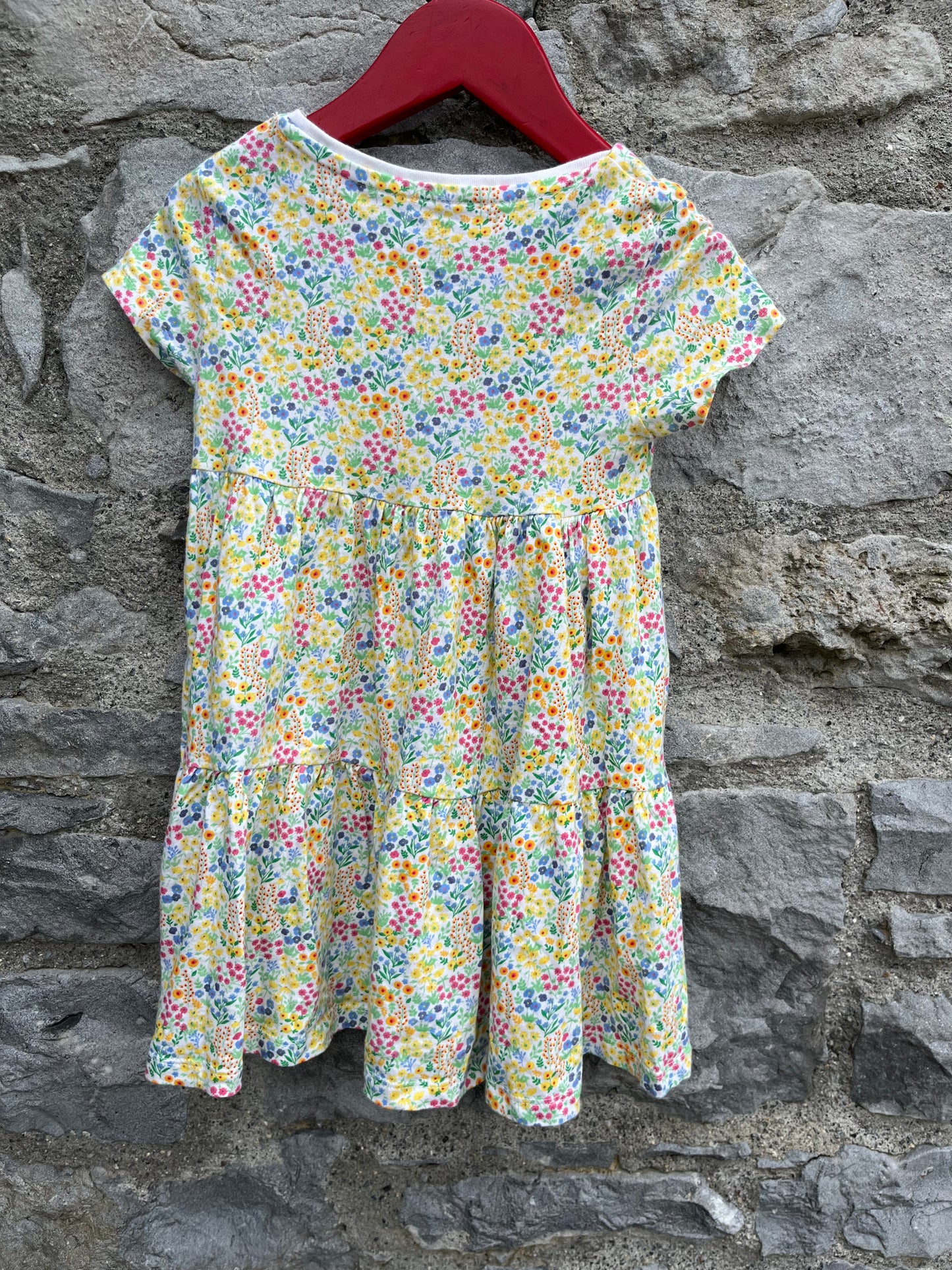 Colourful meadow dress 3-4y (98-104cm)