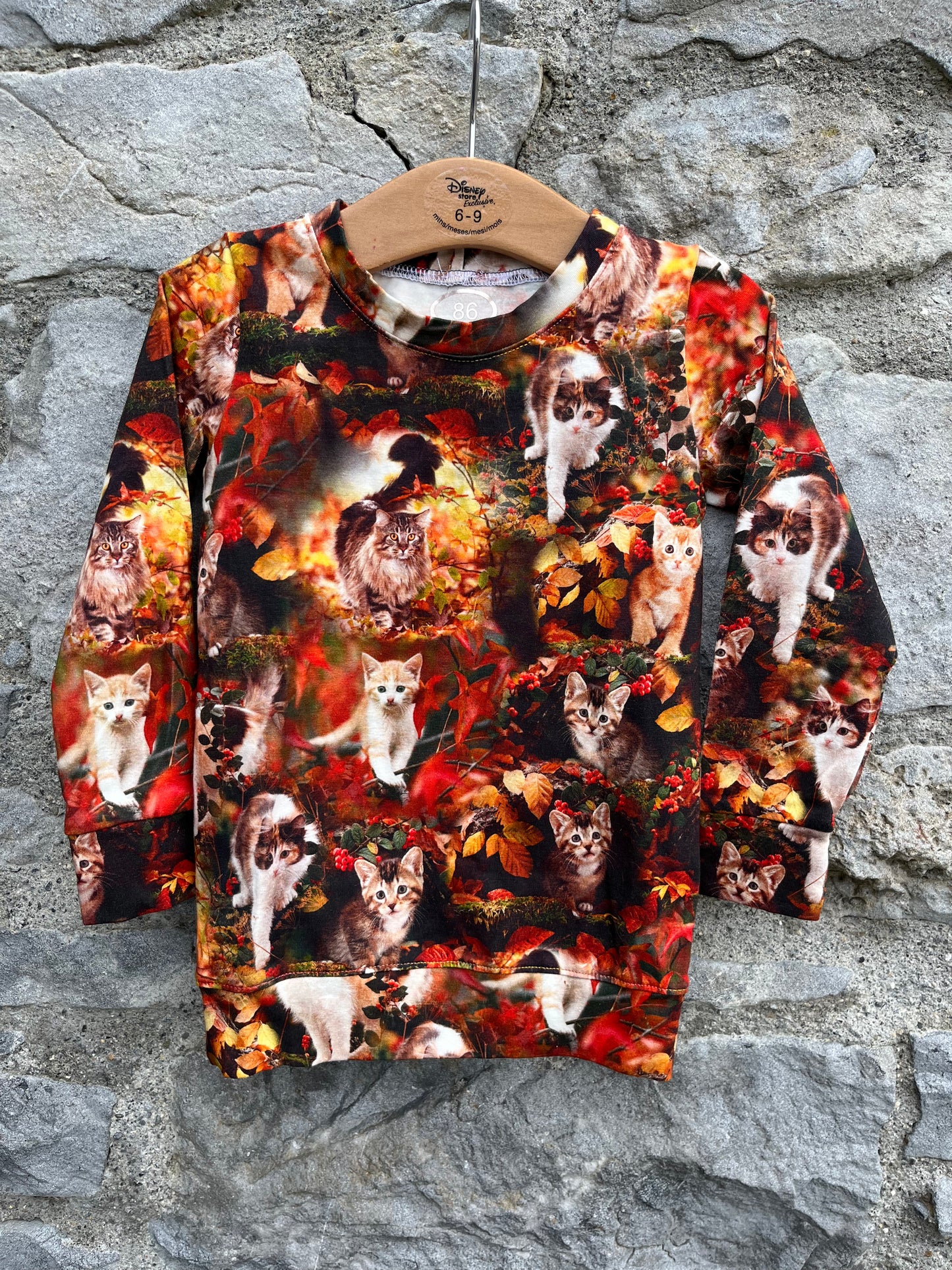 Autumn cats tunic 18m (86cm)